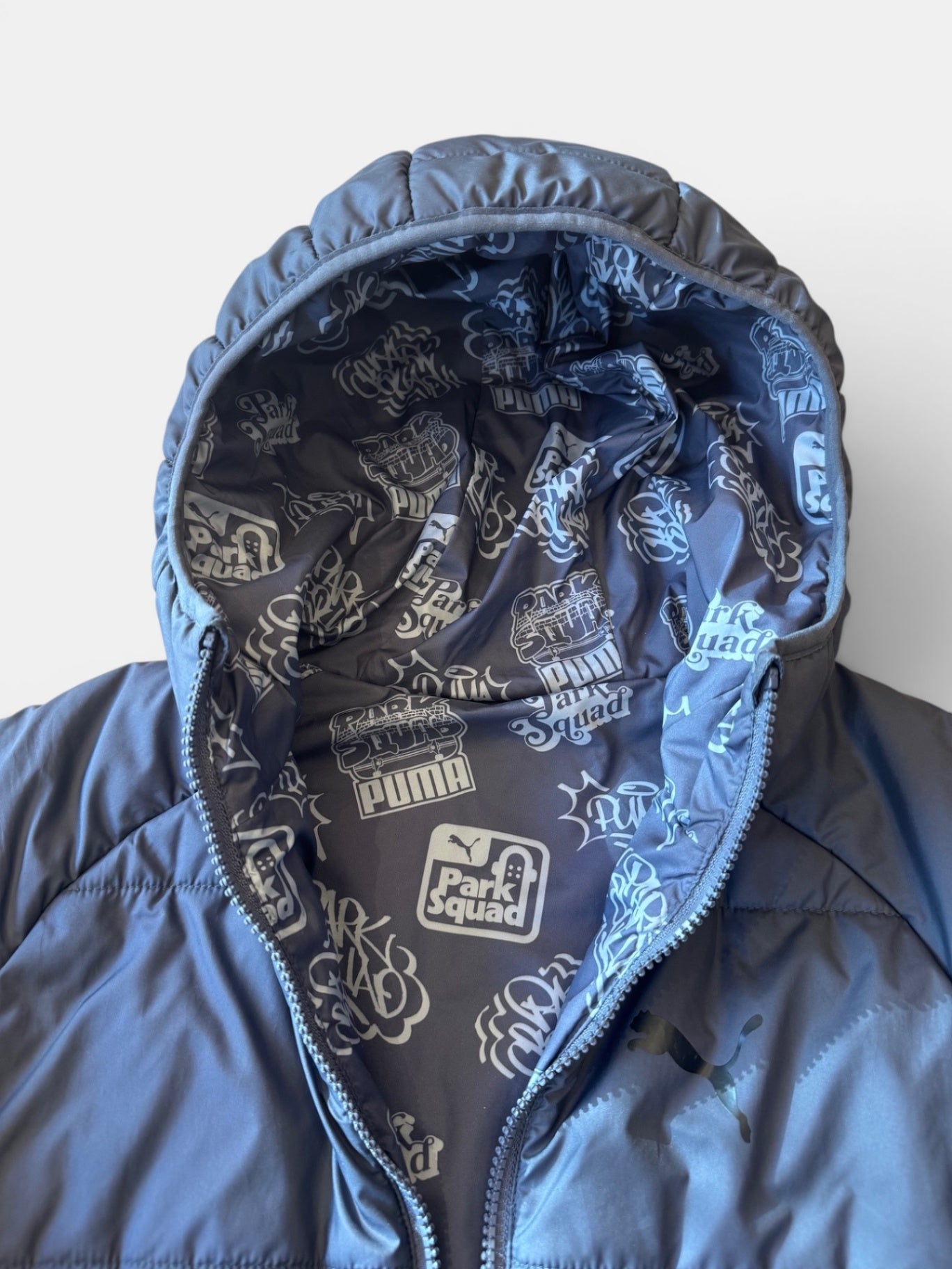 Jacke, gefüttert dunkelgrau Gr.140 | Nike