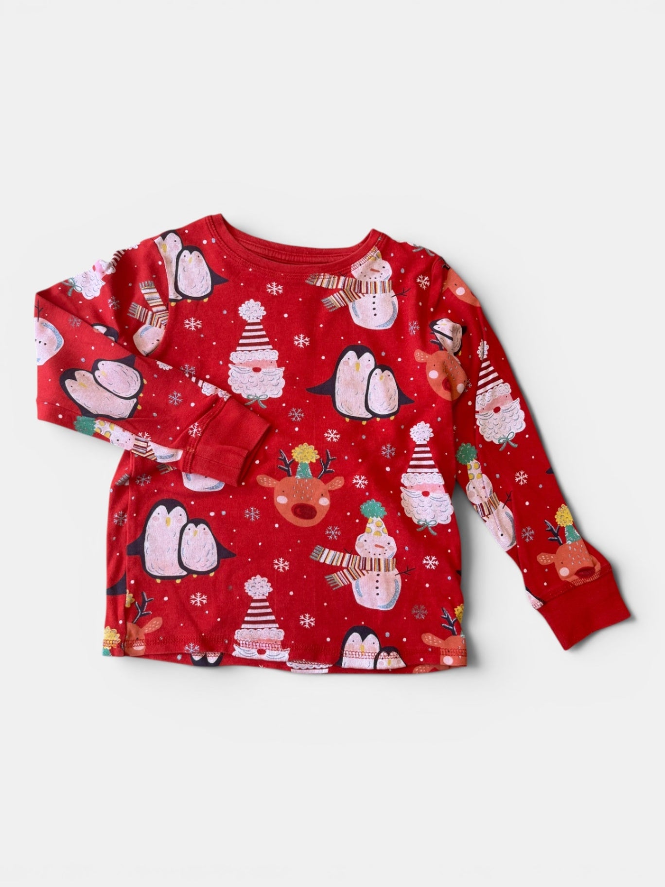 Pyjama Rot mit Weihnachtsmotiv Gr.122 |  Next