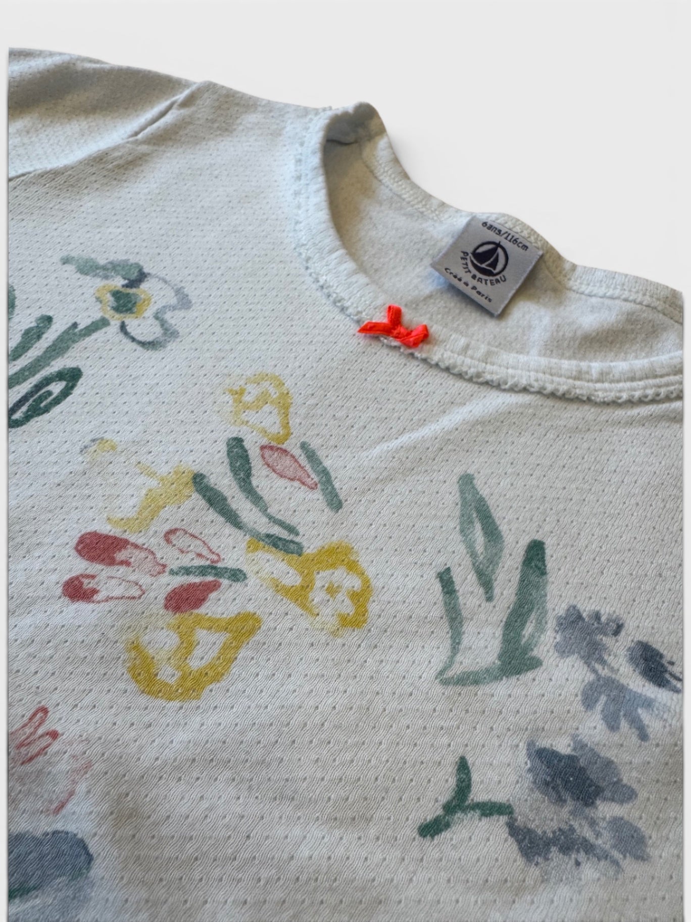 Pyjama geblümt Gr. 116 | Petit Bateau