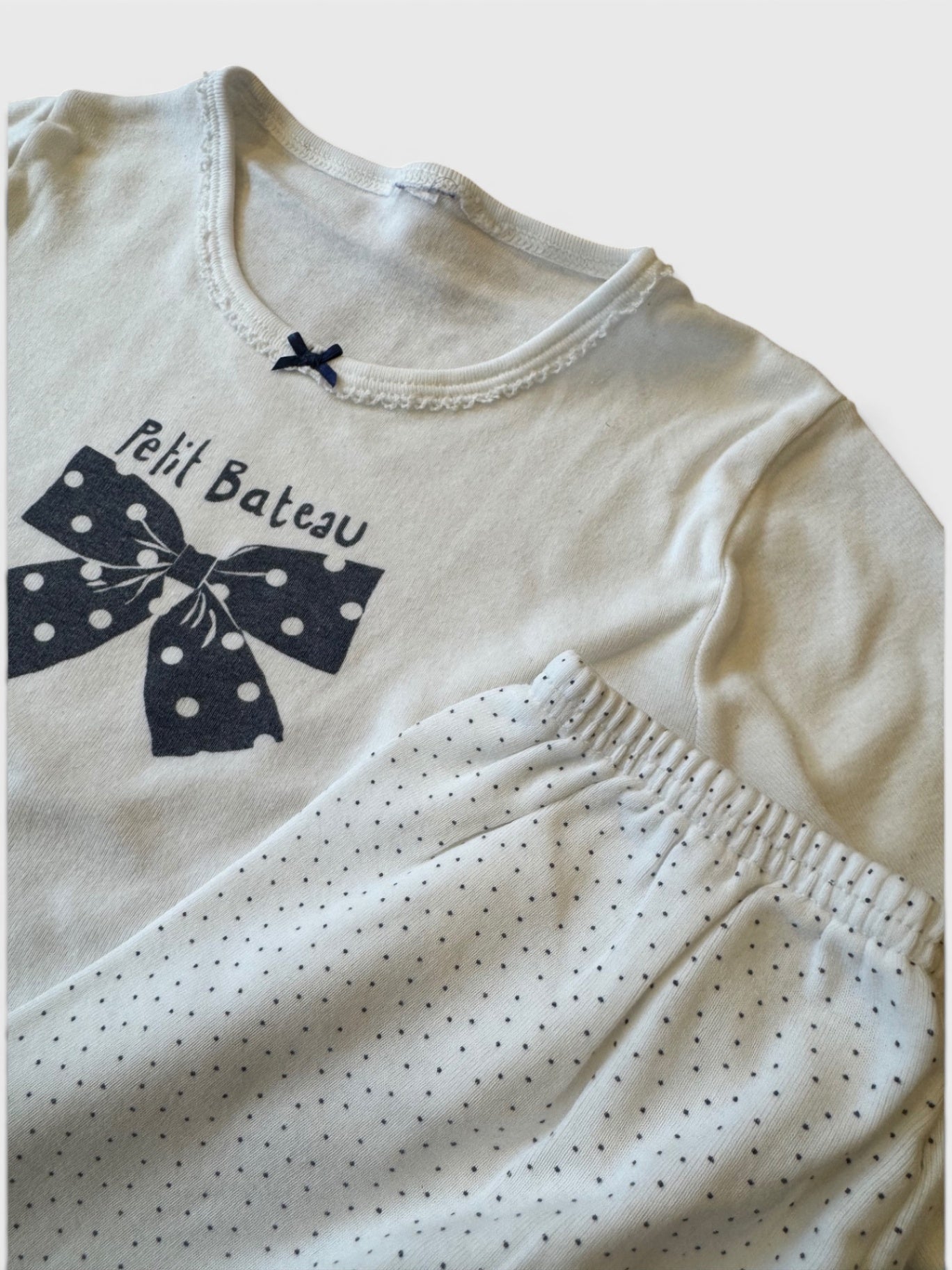 Pyjama Weiß Gr.116 | Petit Bateau