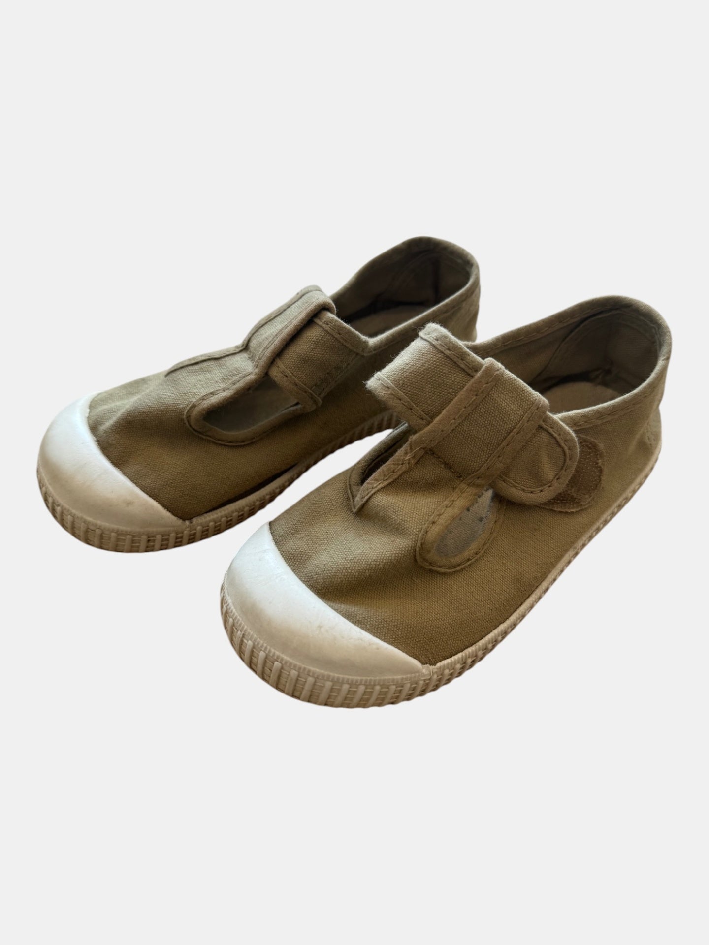 Canvas Ballerina Sandale Mod.1915 oliv Gr.27 | Victoria 