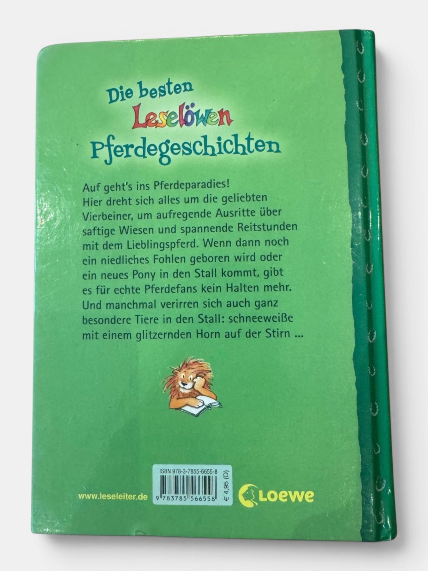 Buch "Die besten Leselöwen Pferde-Geschichten" Grün, bunt Gr. | Loewe