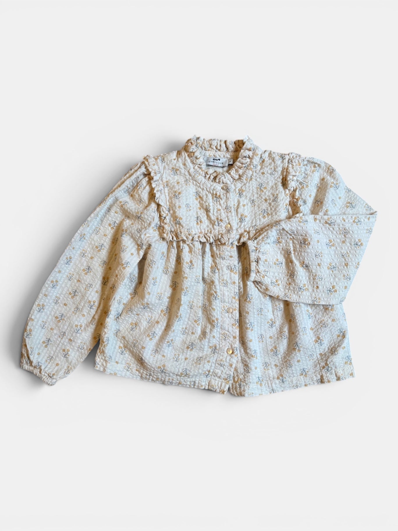 Bluse mit Rüschen und Blumenmuster Gr.116 | Cyrillus