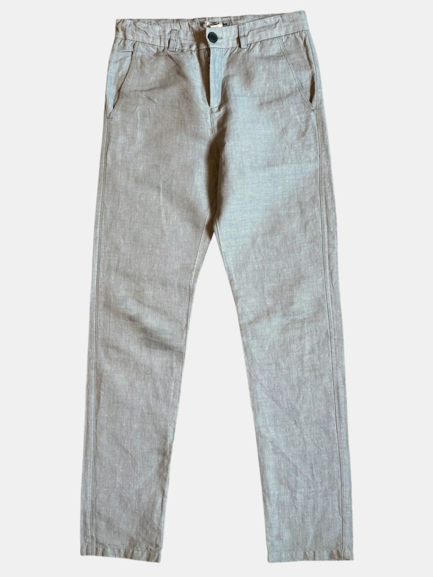 Leinen-Hose Hellgrau Gr.12 / 146 | Bonpoint