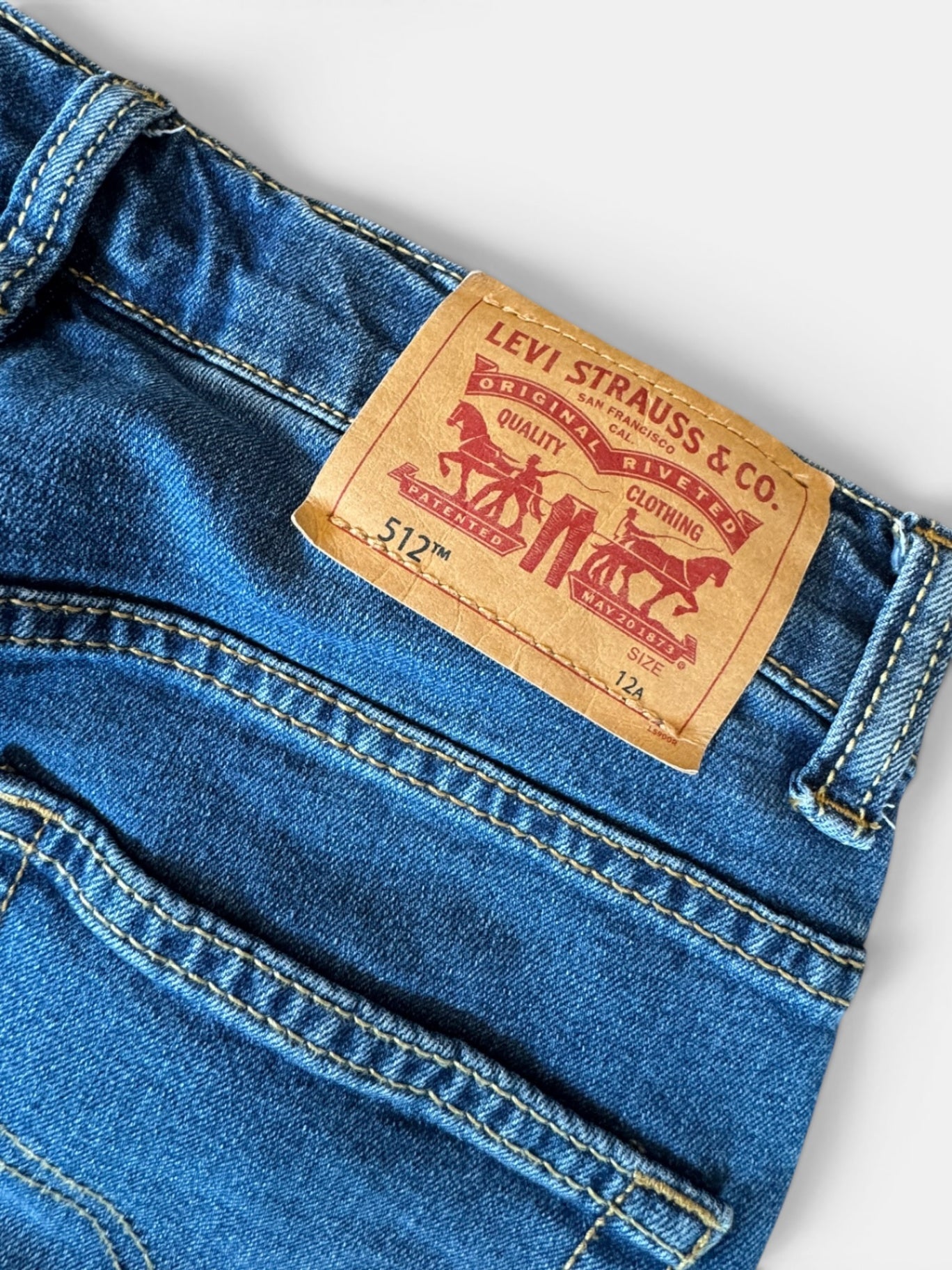 Jeans Blau Gr.12 | Levi's 512 Slim Taper
