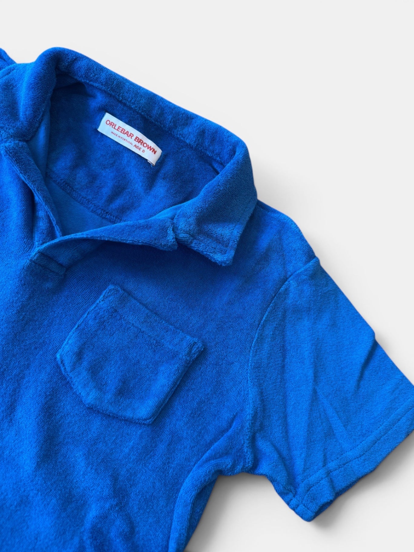 Terry-cloth Poloshirt Blau Gr.122 | Orlebar Brown