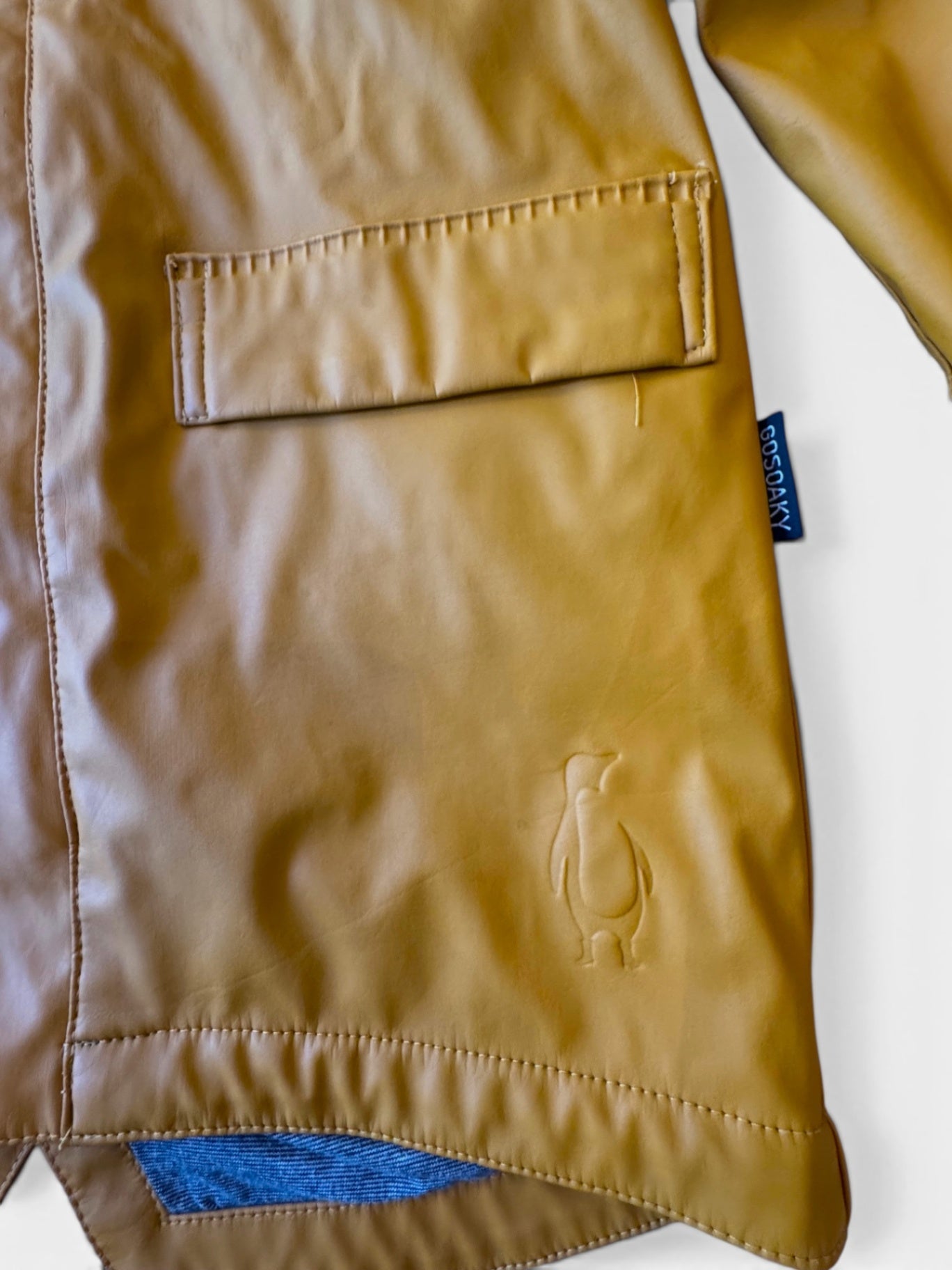 Regenjacke "ELEPHANT MAN" Senfgelb Gr.110/116 | GOSOAKY