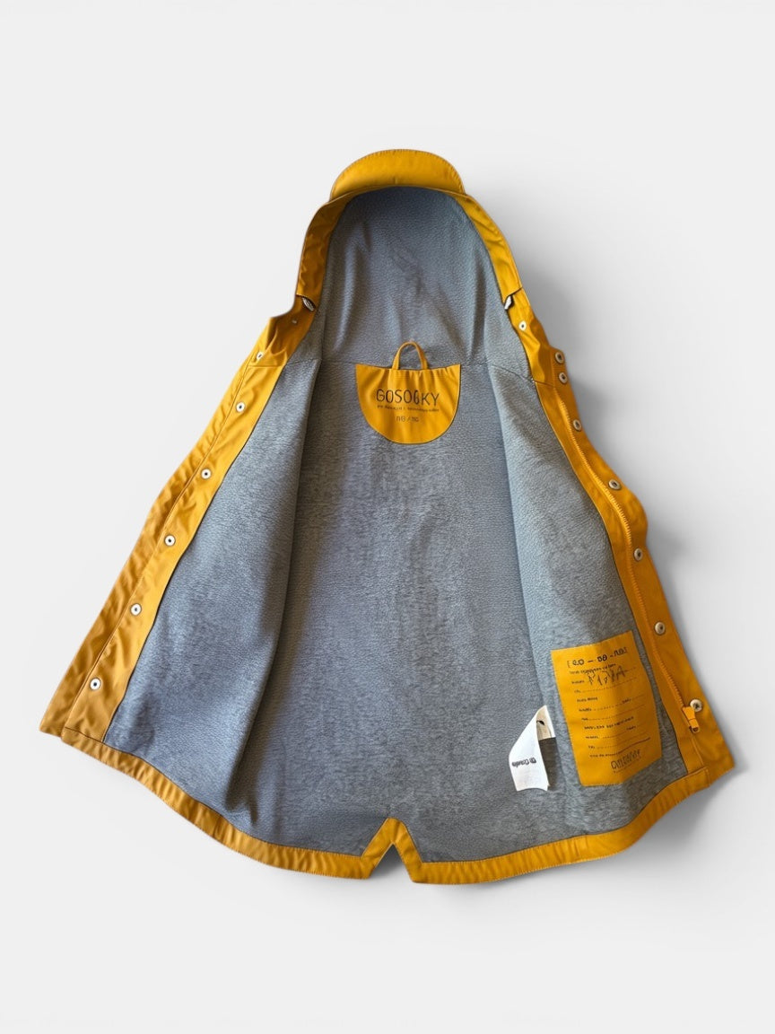 Regenjacke "ELEPHANT MAN" Senfgelb Gr.110/116 | GOSOAKY