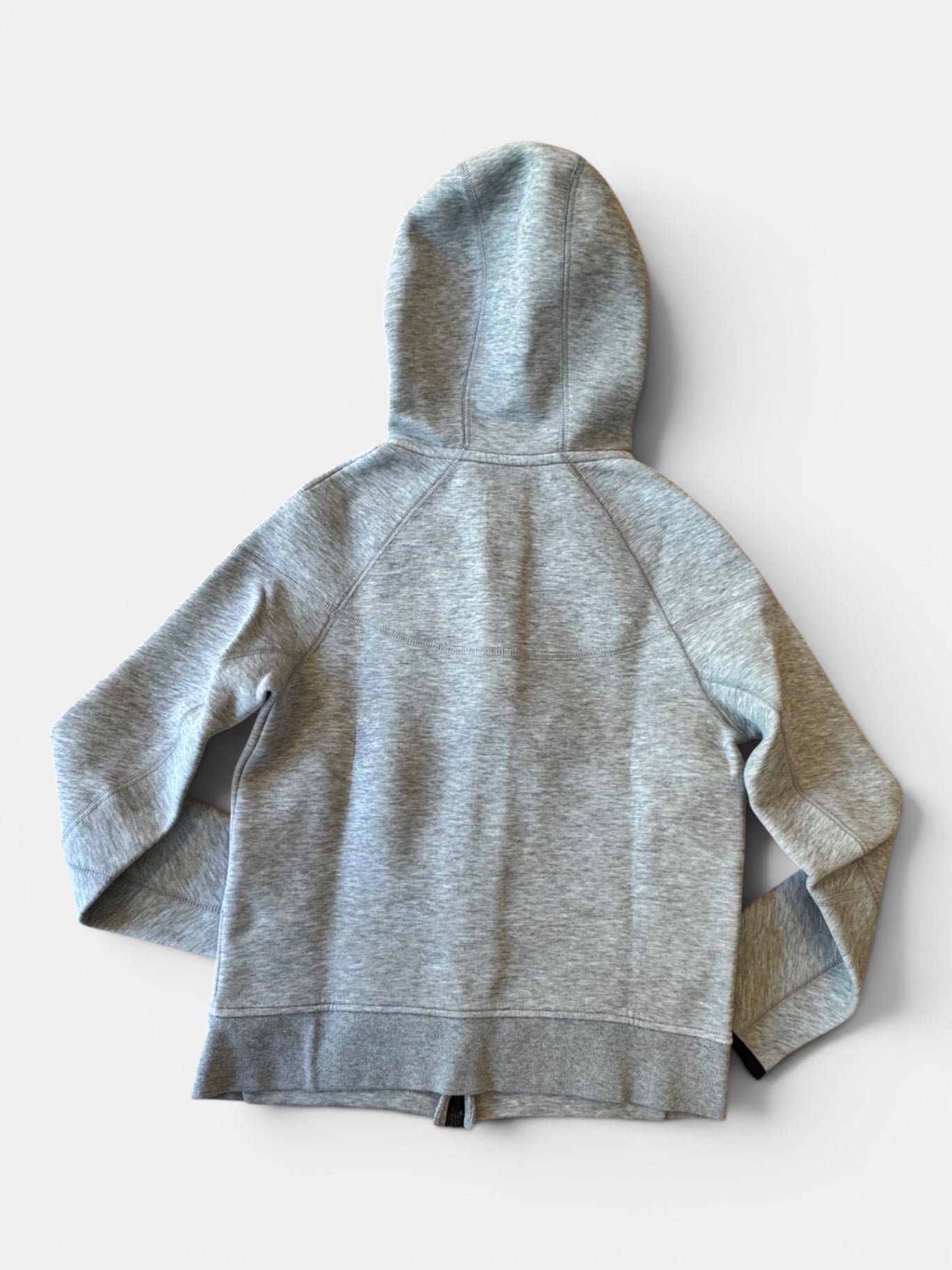 Sportswear Sweat-Jacke mit Kapuze hellgrau meliert Gr.140 | Nike