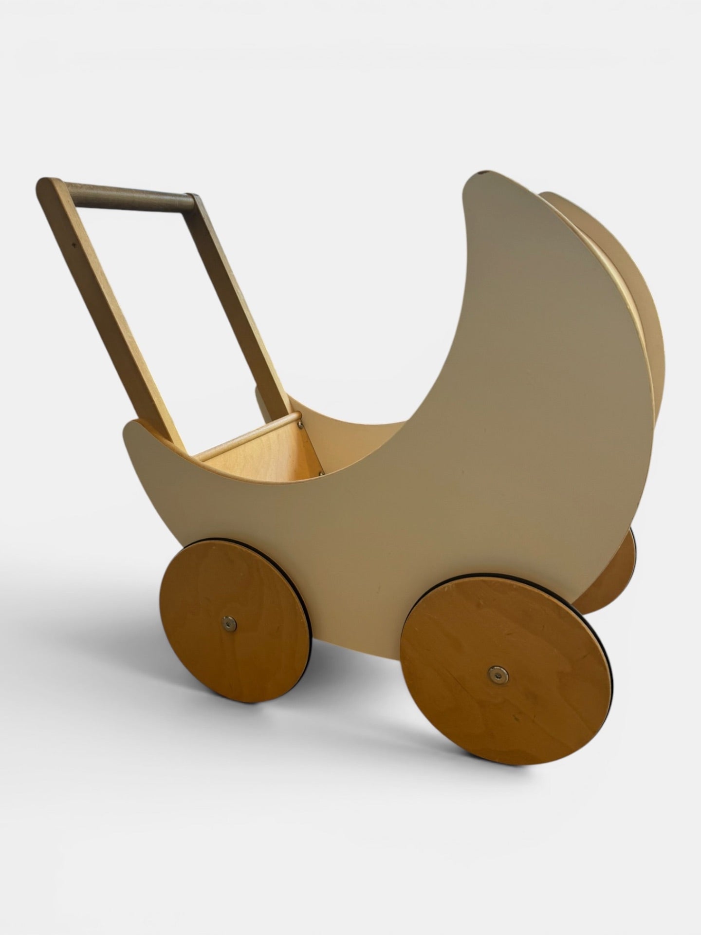 Kinderwagenschlitten Naturholzfarben weiss/beige Gr. |