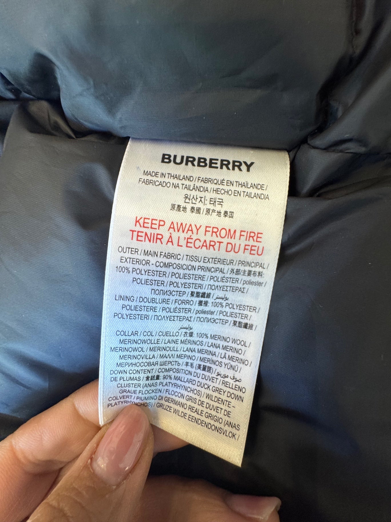 Parka gefüttert Burberry-Check Gr.140 | Burberry