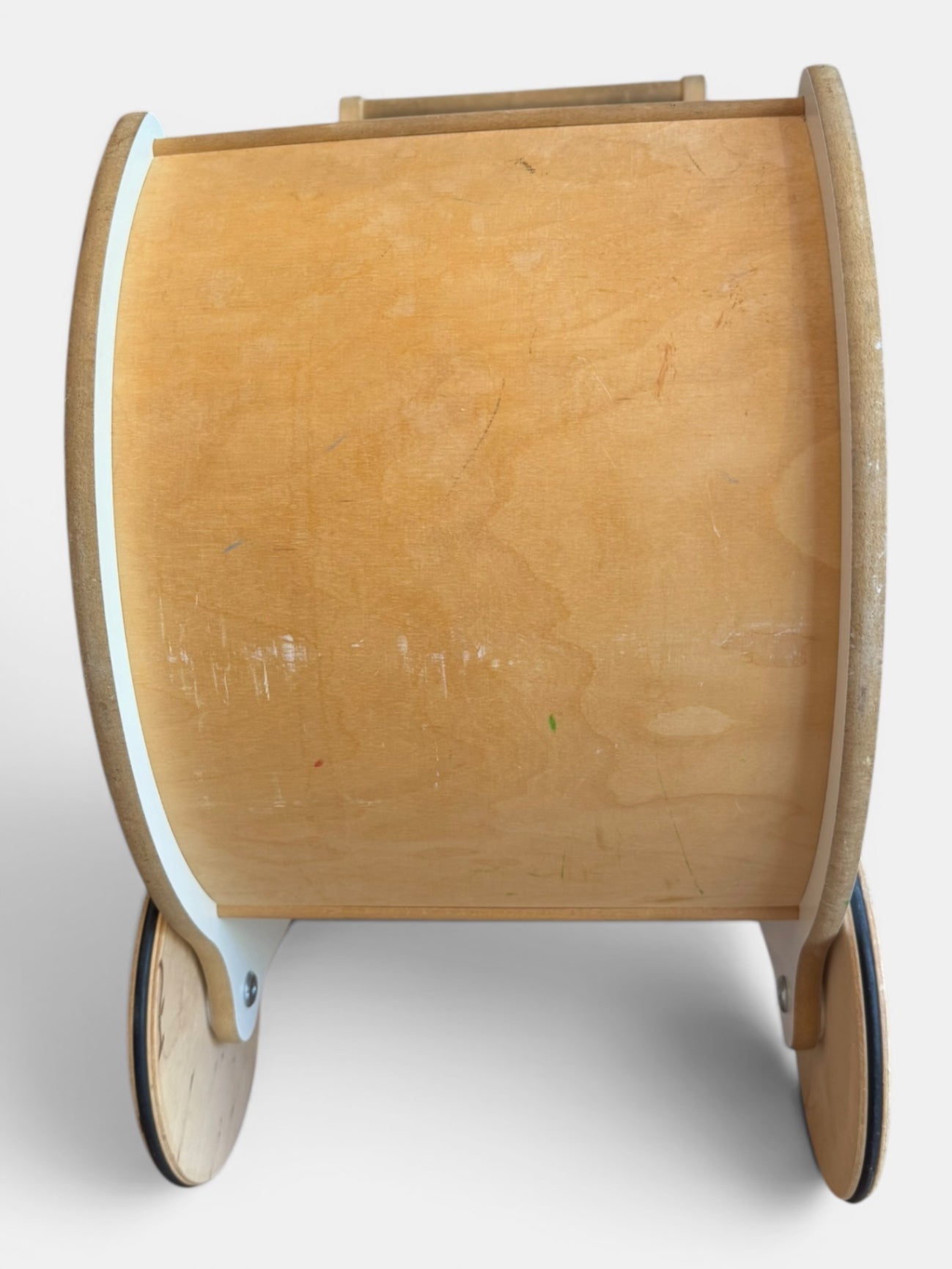 Kinderwagenschlitten Naturholzfarben weiss/beige Gr. |