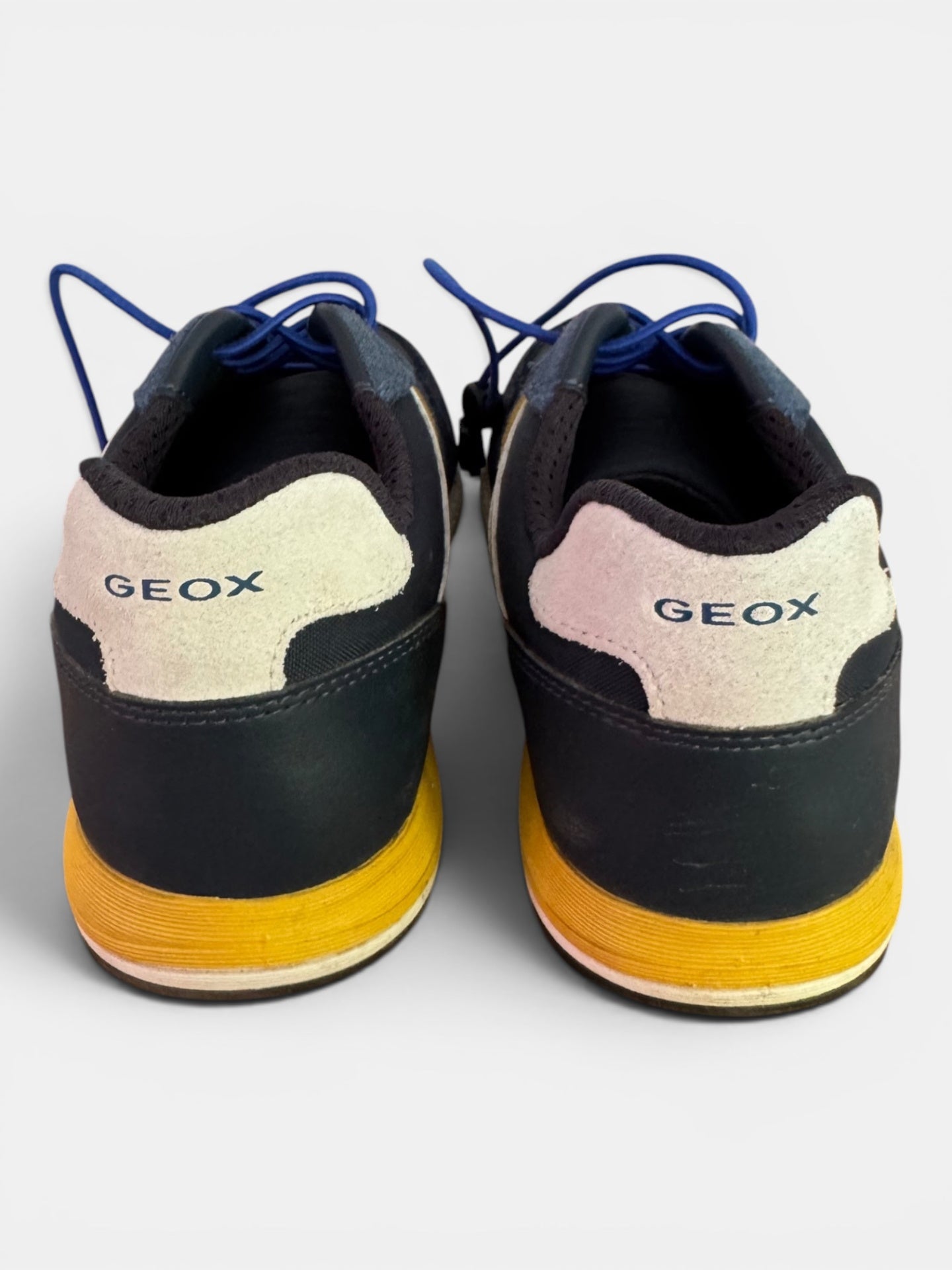 Geox J Alben Junior Sneakers Blau, Gelb, Schwarz Gr. | Geox