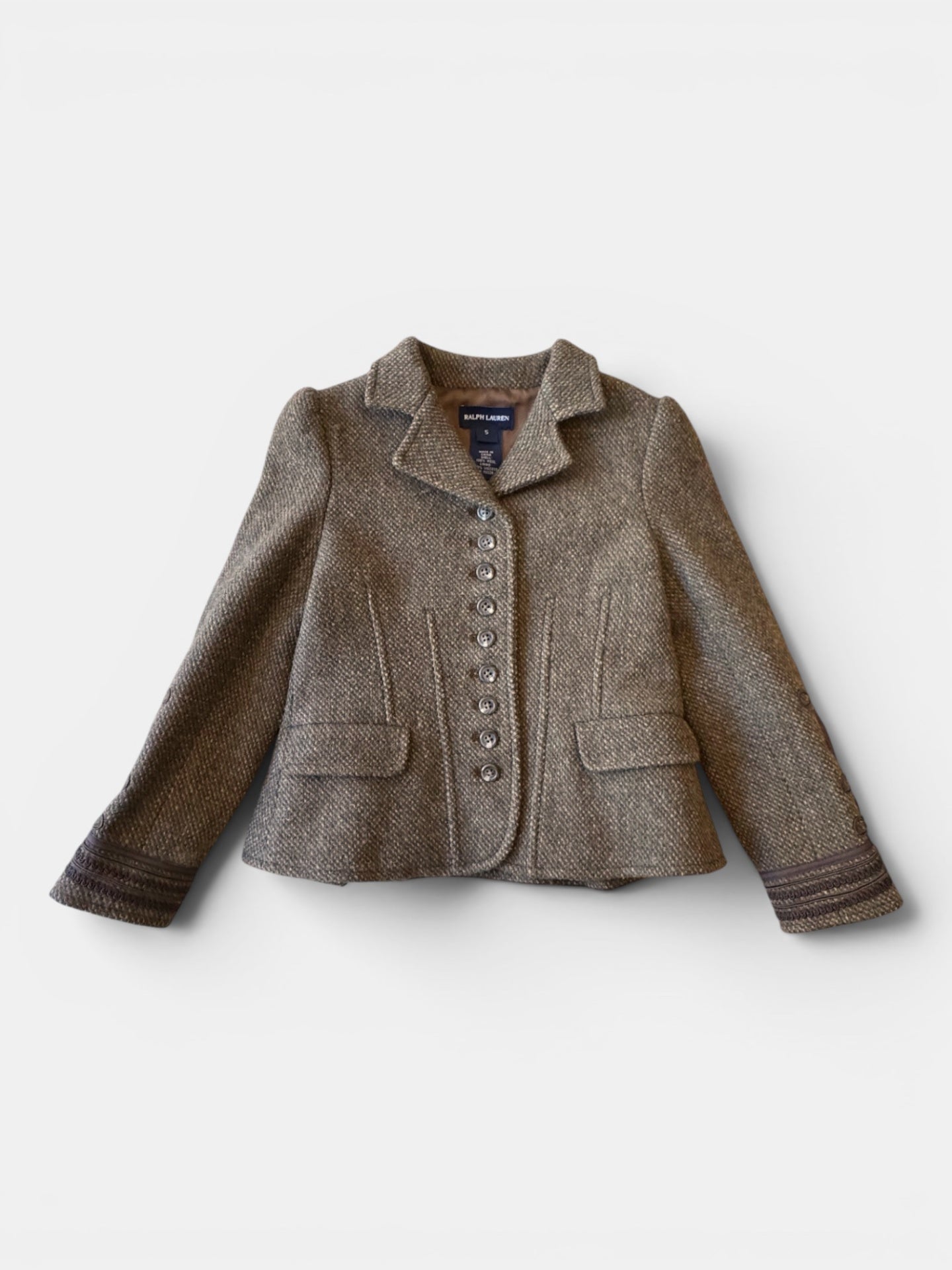 Blazer Braun Fischgrät Gr.104/110 | Ralph Lauren