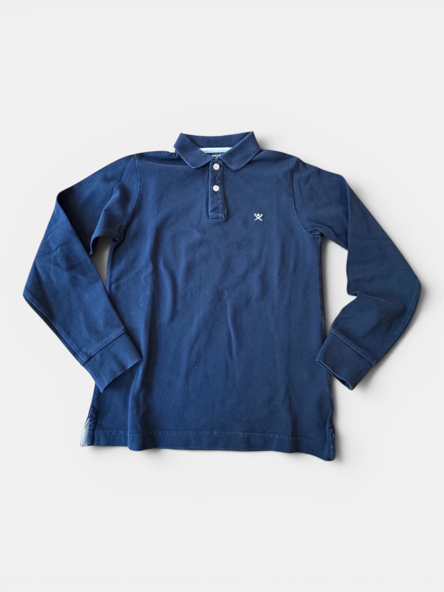 Poloshirt Langarm Dunkelblau Gr.152 | Hackett