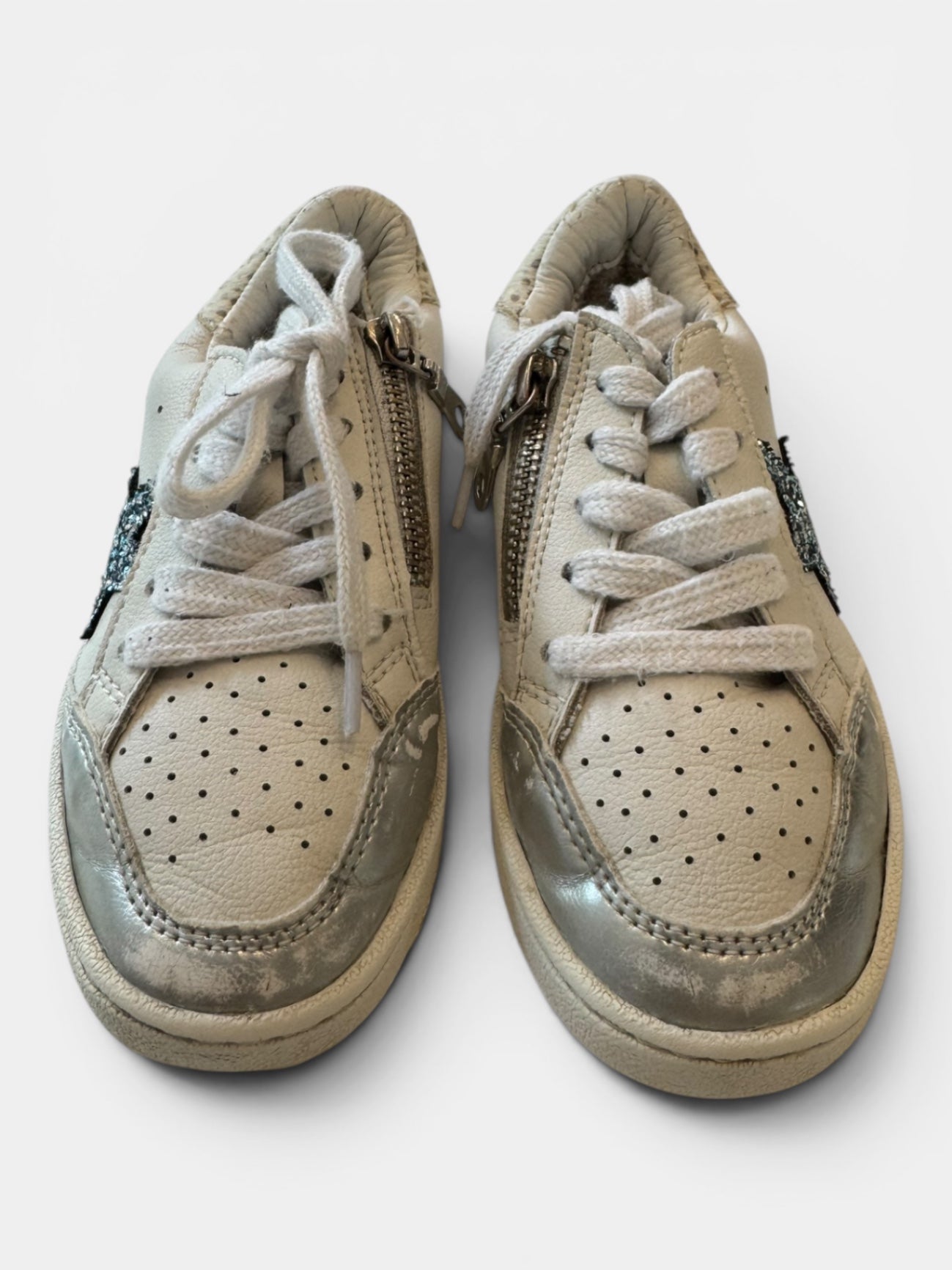 Sneaker Mädchen Vintage Style mit Glitzer-Stern Gr.24 | Patrizia Pepe