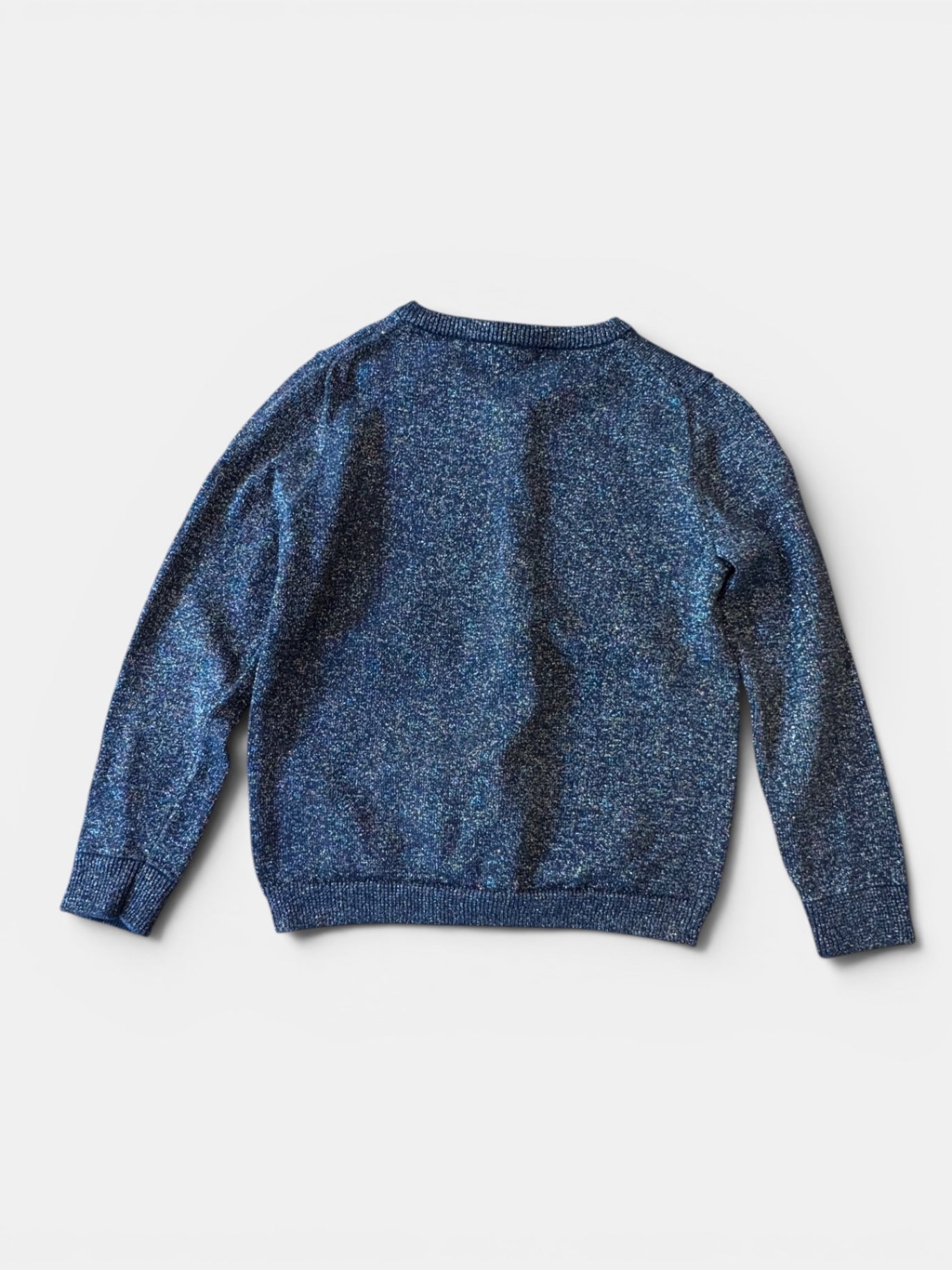 Cardigan Blau mit Glittereffekt Gr.116 | crewcuts