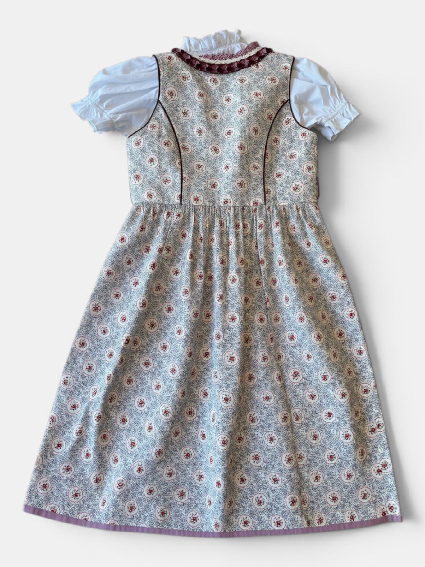 Dirndl Creme mit Blumenmuster Gr.122 | Krüger Kids