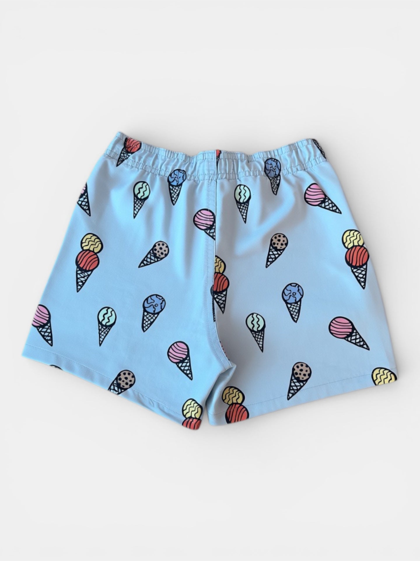 Badeshorts Hellblau mit Eis-Print Gr.122 | ARKET
