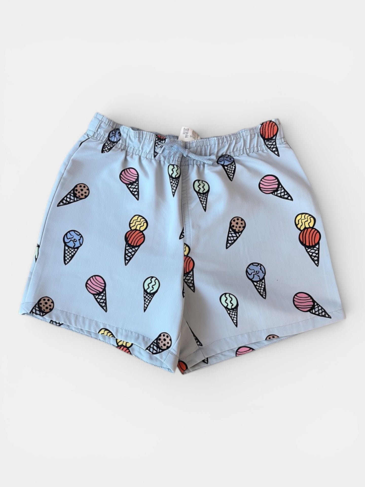Badeshorts Hellblau mit Eis-Print Gr.122 | ARKET