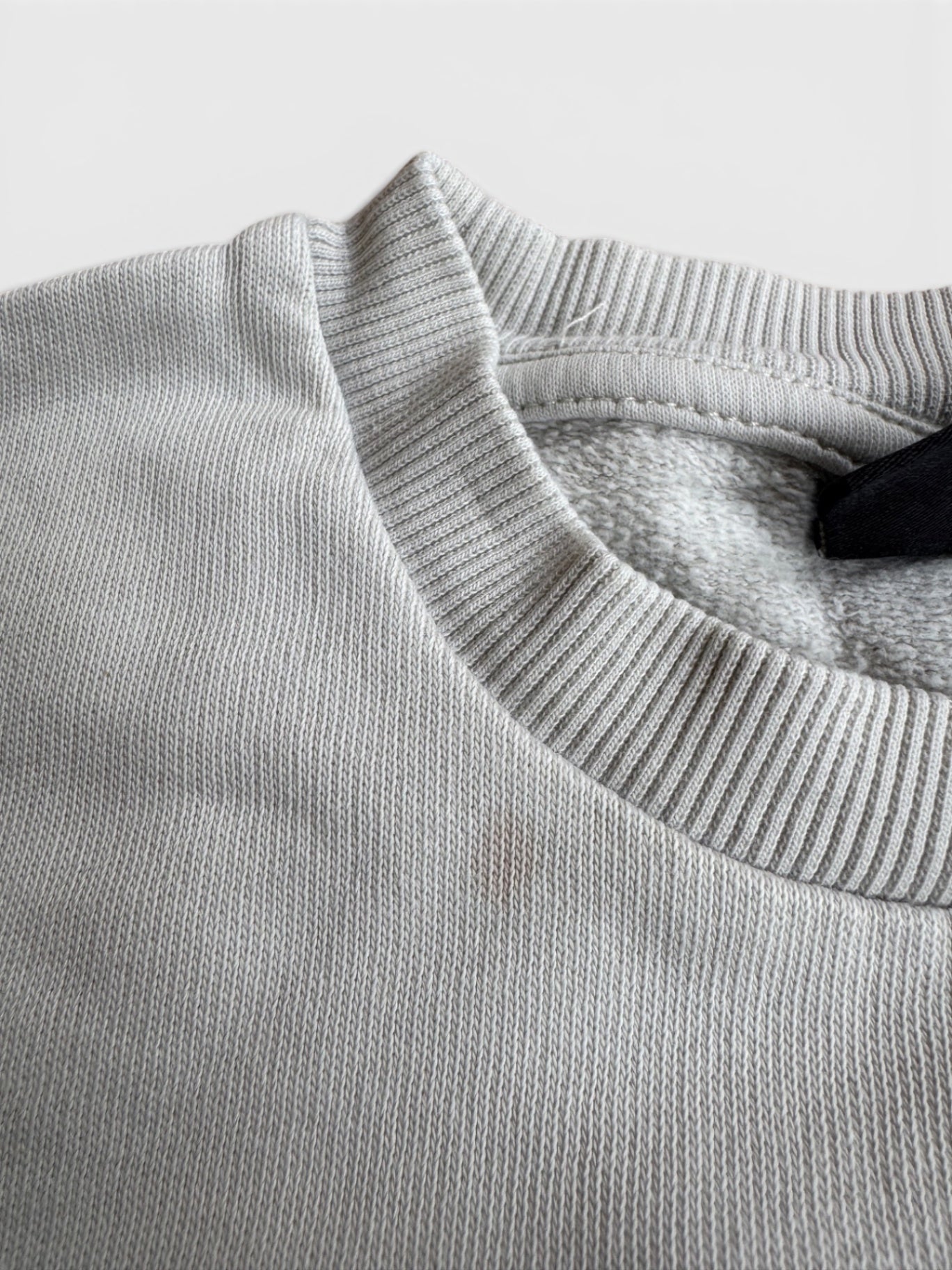 Sweatshirt Hellgrau mit Rentier-Motiv Gr.116 | Mini Rodini