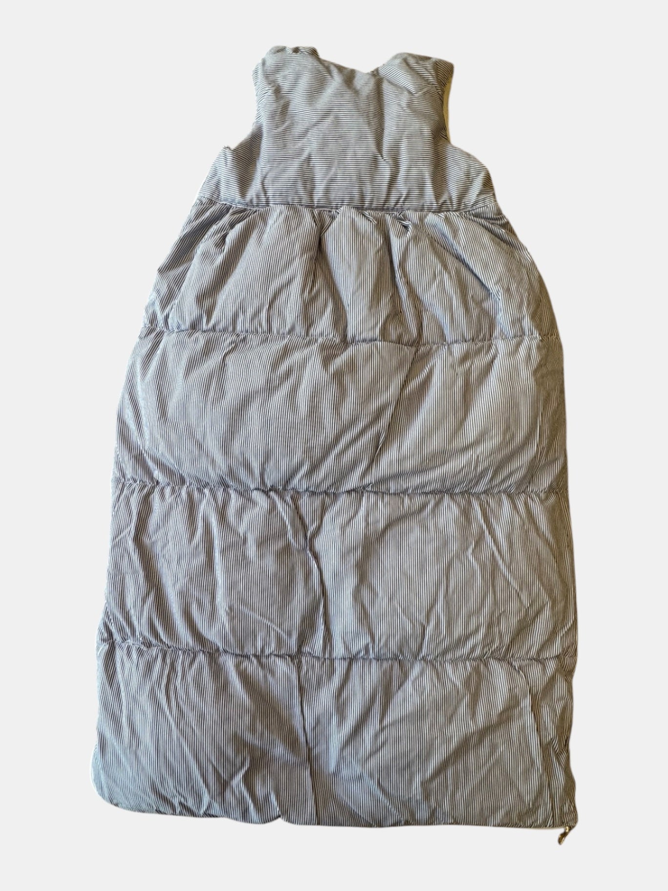 Schlafsack Vichy-Karo grau Gr.100 | Tavolinchen