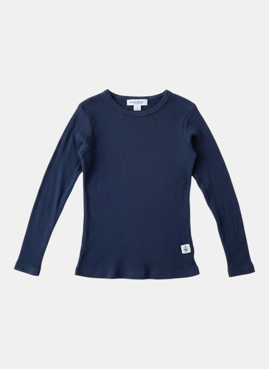 Langarmshirt Dunkelblau Gr.128 | Petit Bateau