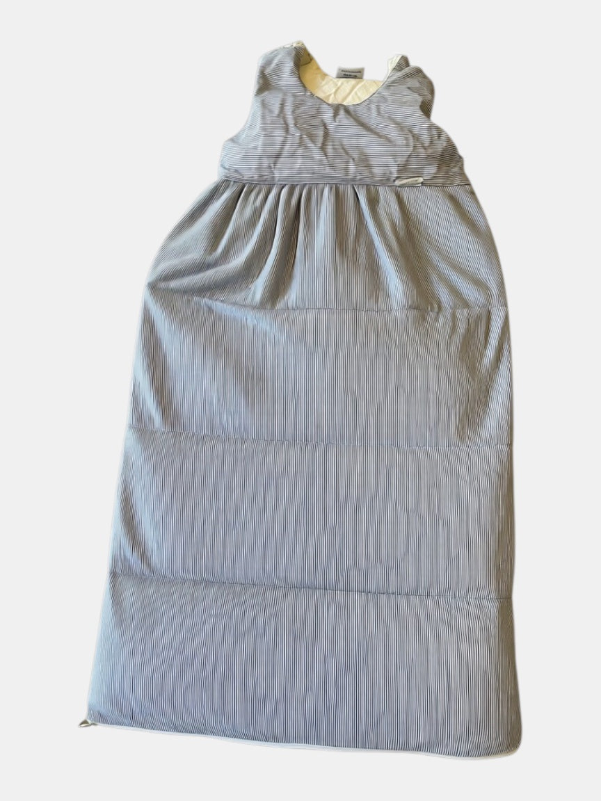 schlafsack jugend Schlafsack Weiß mit dünnen schwarzen Streifen Gr.90