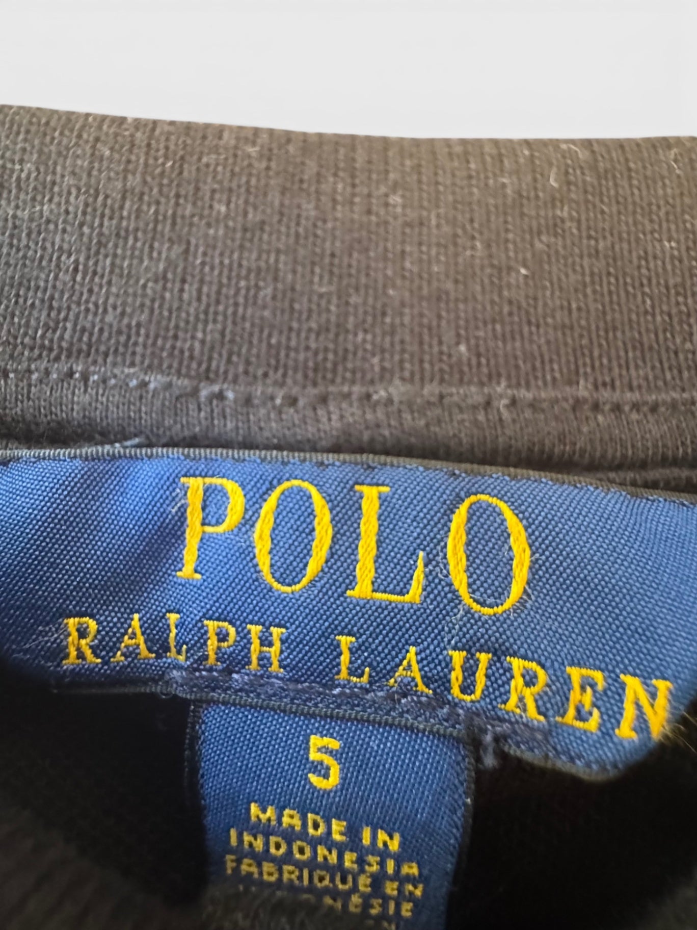 Polo-Kleid langarm Schwarz Gr.5 | POLO Ralph Lauren