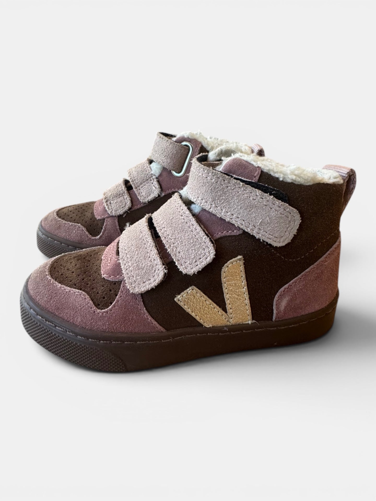Sneaker gefüttert Mischfarben (Braun, Rosa, Creme, Gelb) Gr.28 | Veja