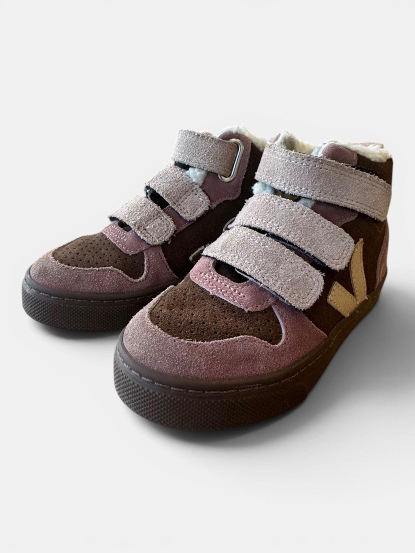Sneaker gefüttert Mischfarben (Braun, Rosa, Creme, Gelb) Gr.28 | Veja