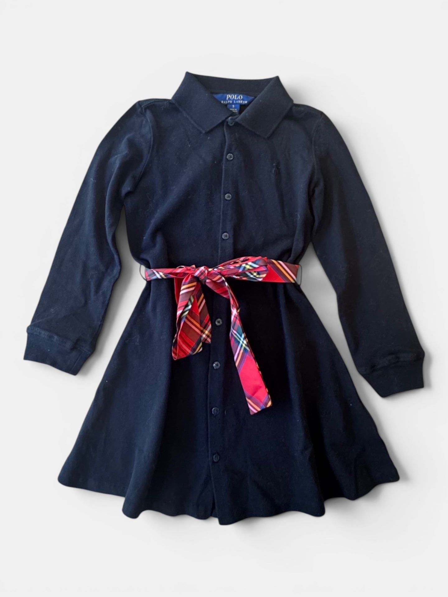 Polo-Kleid langarm Schwarz Gr.5 | POLO Ralph Lauren