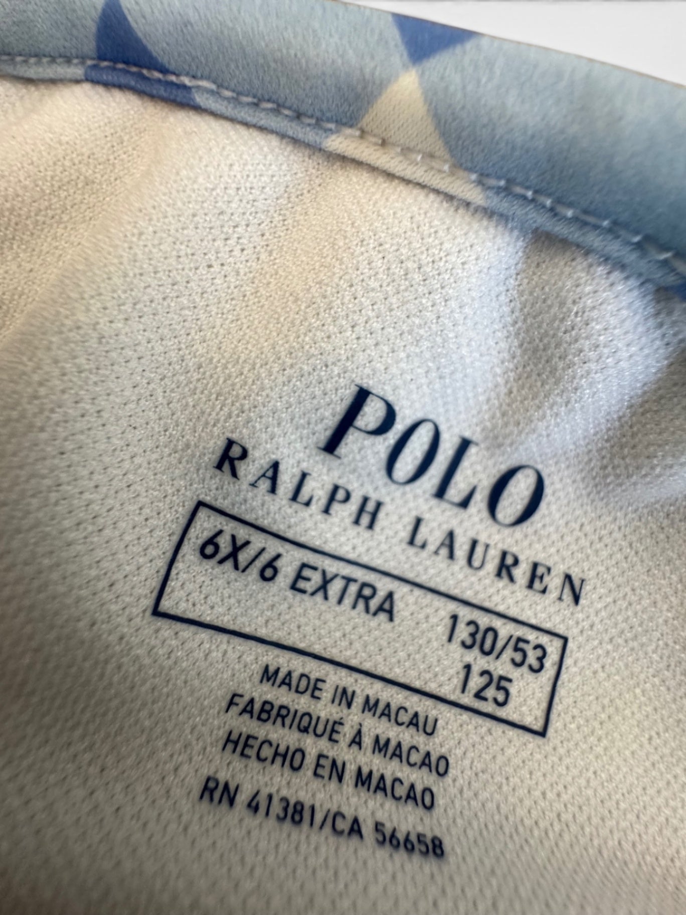 Bikini Blau Weiß kariert Gr.6X6 EXTRA | POLO Ralph Lauren