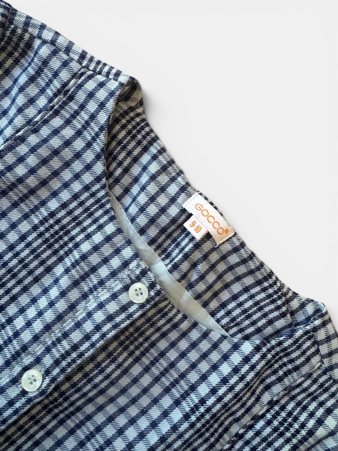 Kleid Blau kariert Gr.9/10 | GOCCO