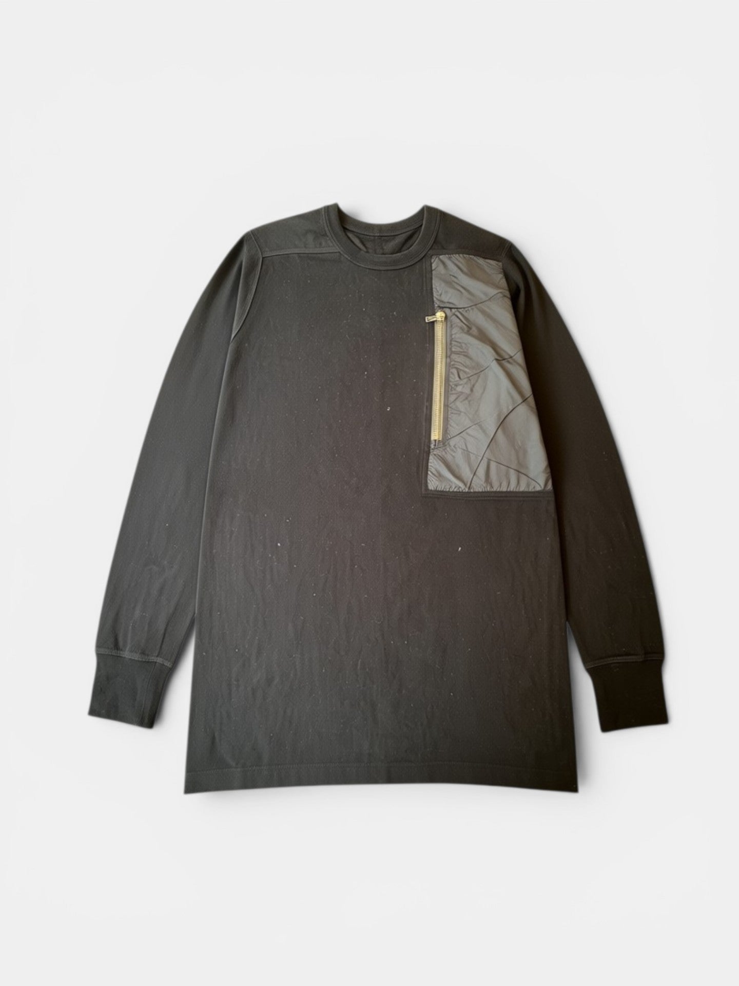Cotton Crewneck Sweatshirt Schwarz Gr.170 | Ricky Owens