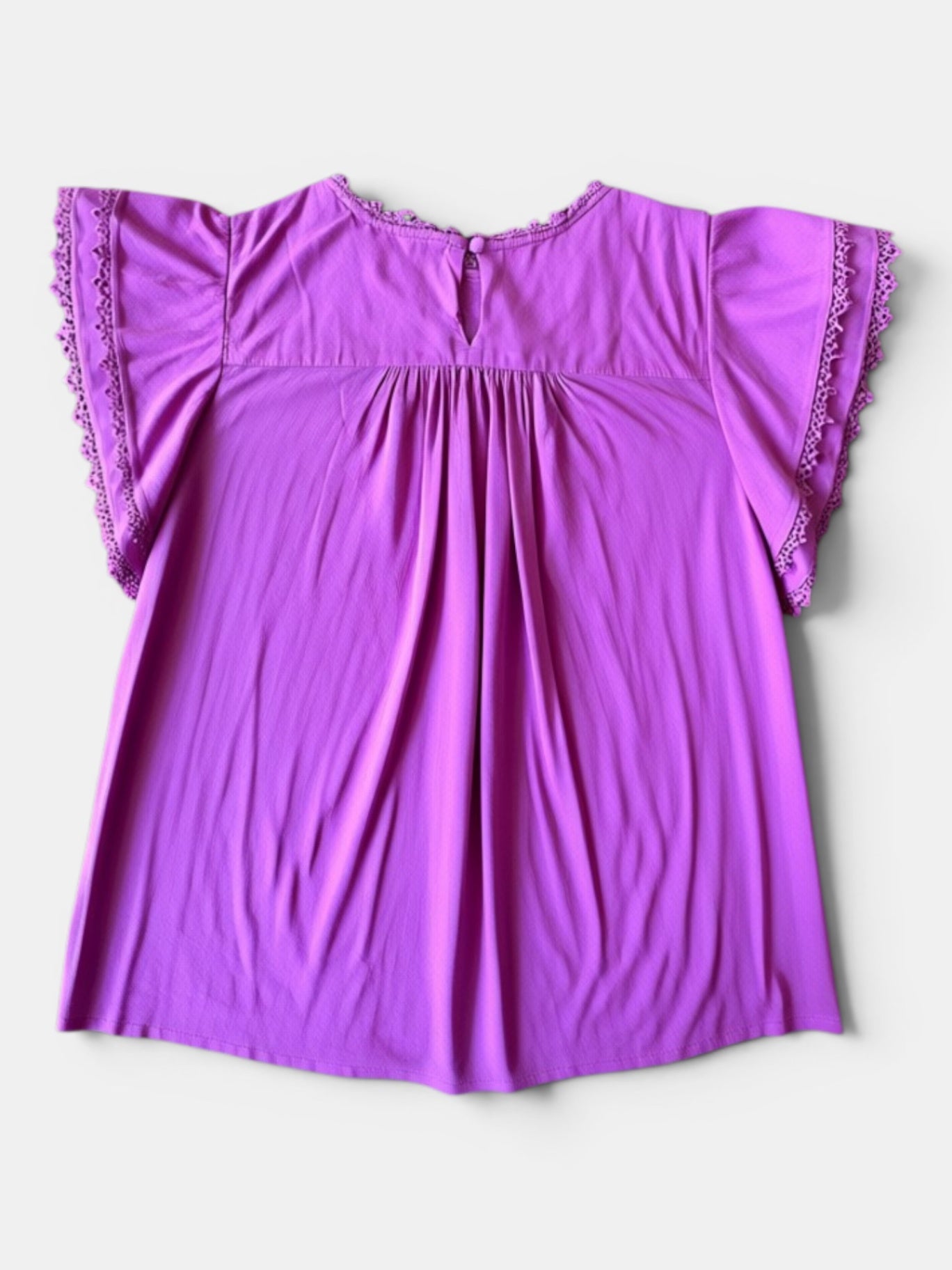 Bluse kurzarm Lila Gr.164 | MNG Mango