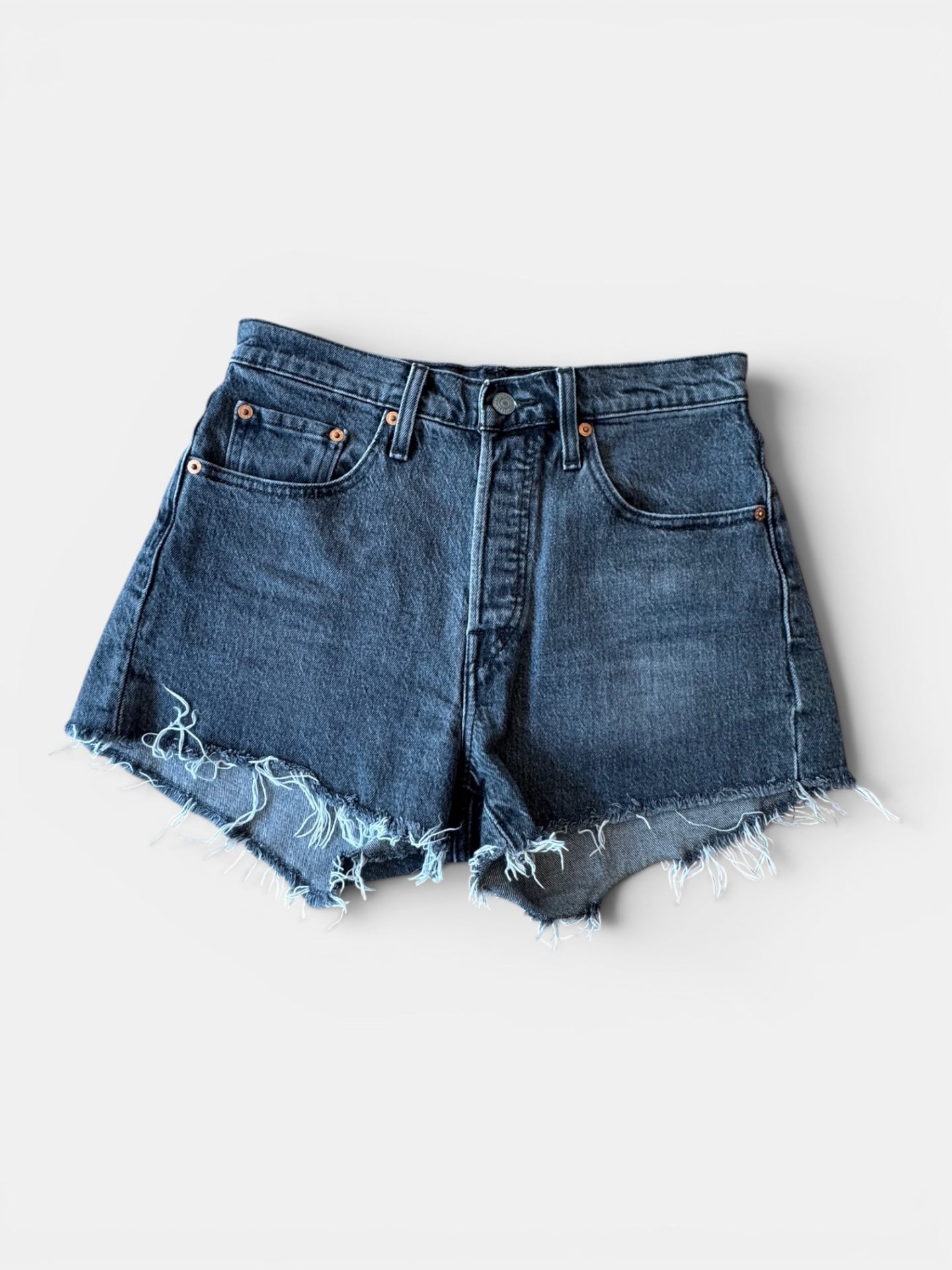 Denim-Shorts Used-Look Schwarz Gr.W25 | Levi's