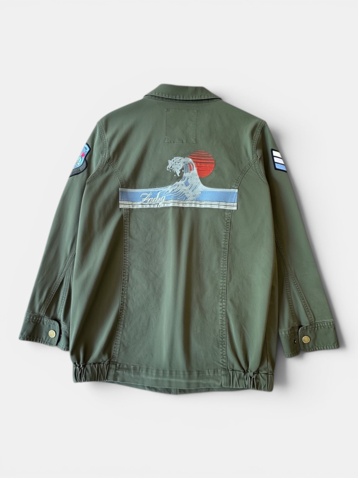Grüne Utility- / Cargo-Jacke Gr.164 | Zadig & Voltaire