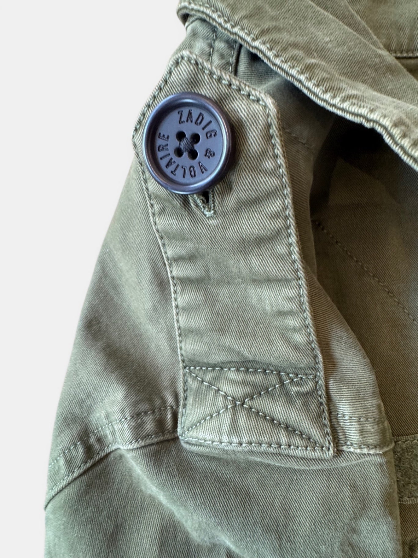 Grüne Utility- / Cargo-Jacke Gr.164 | Zadig & Voltaire