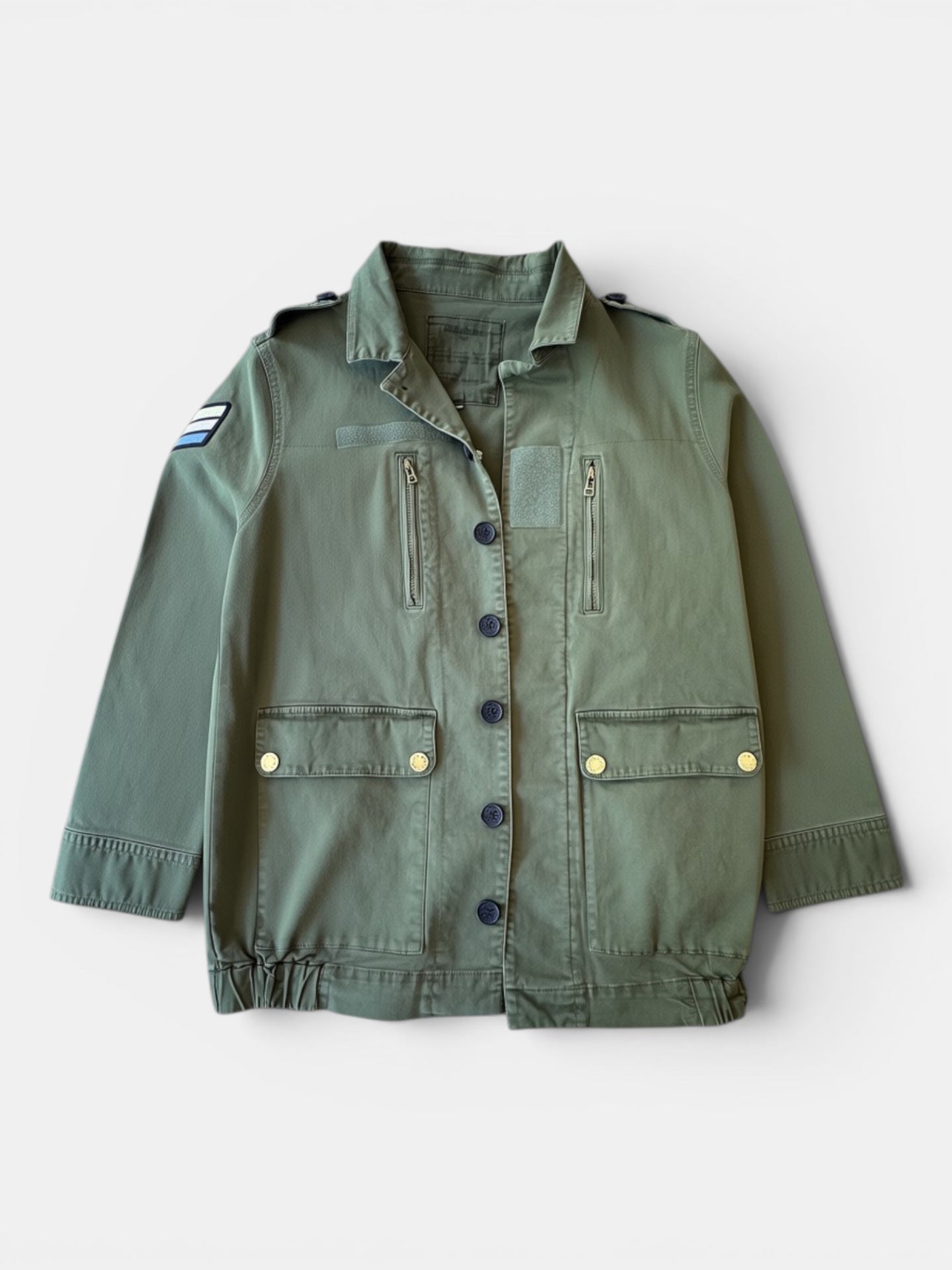 Grüne Utility- / Cargo-Jacke Gr.164 | Zadig & Voltaire