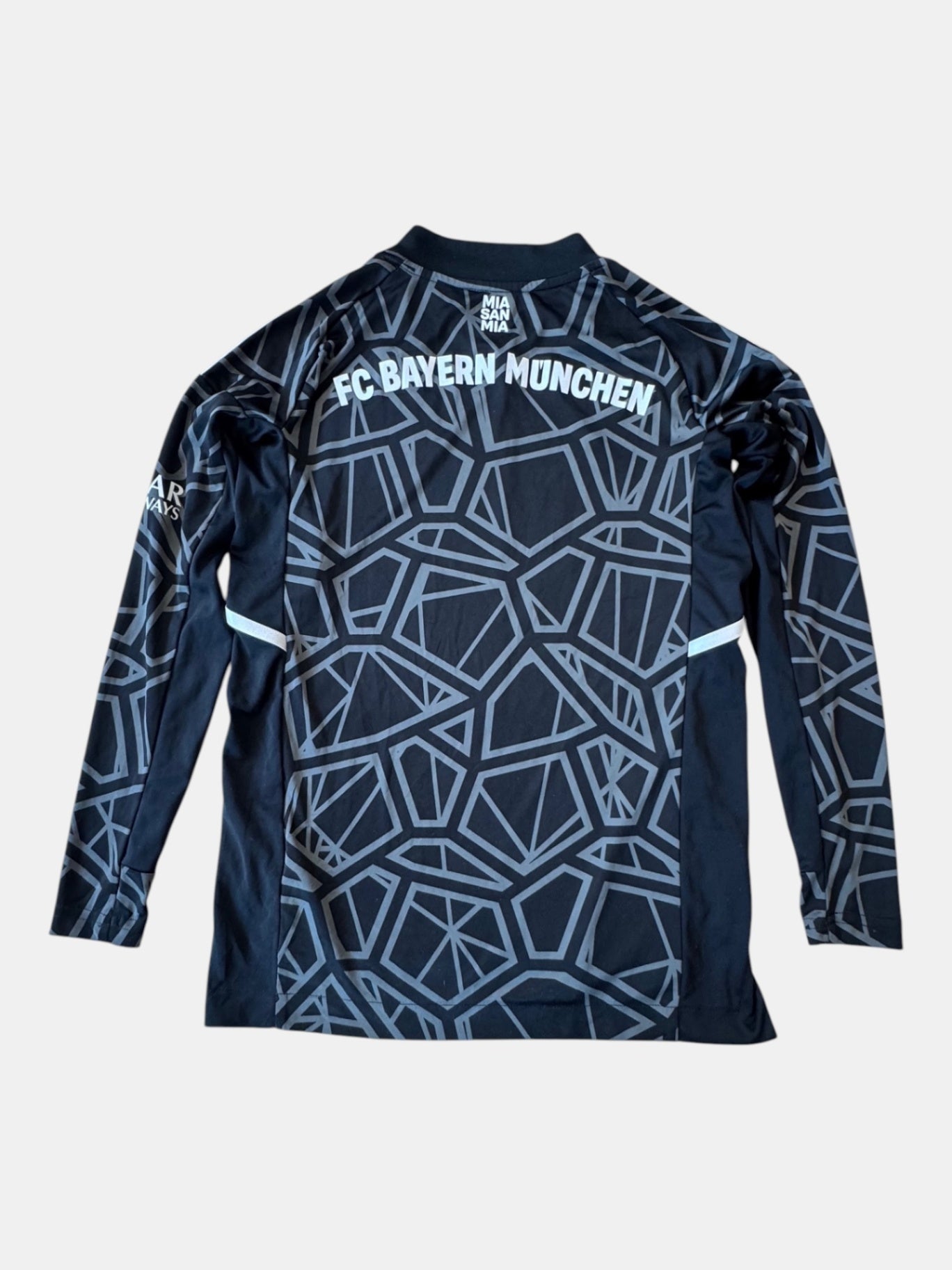 FC Bayern München Torwarttrikot Gr. 140 – Kinder Langarm  – Schwarz | adidas