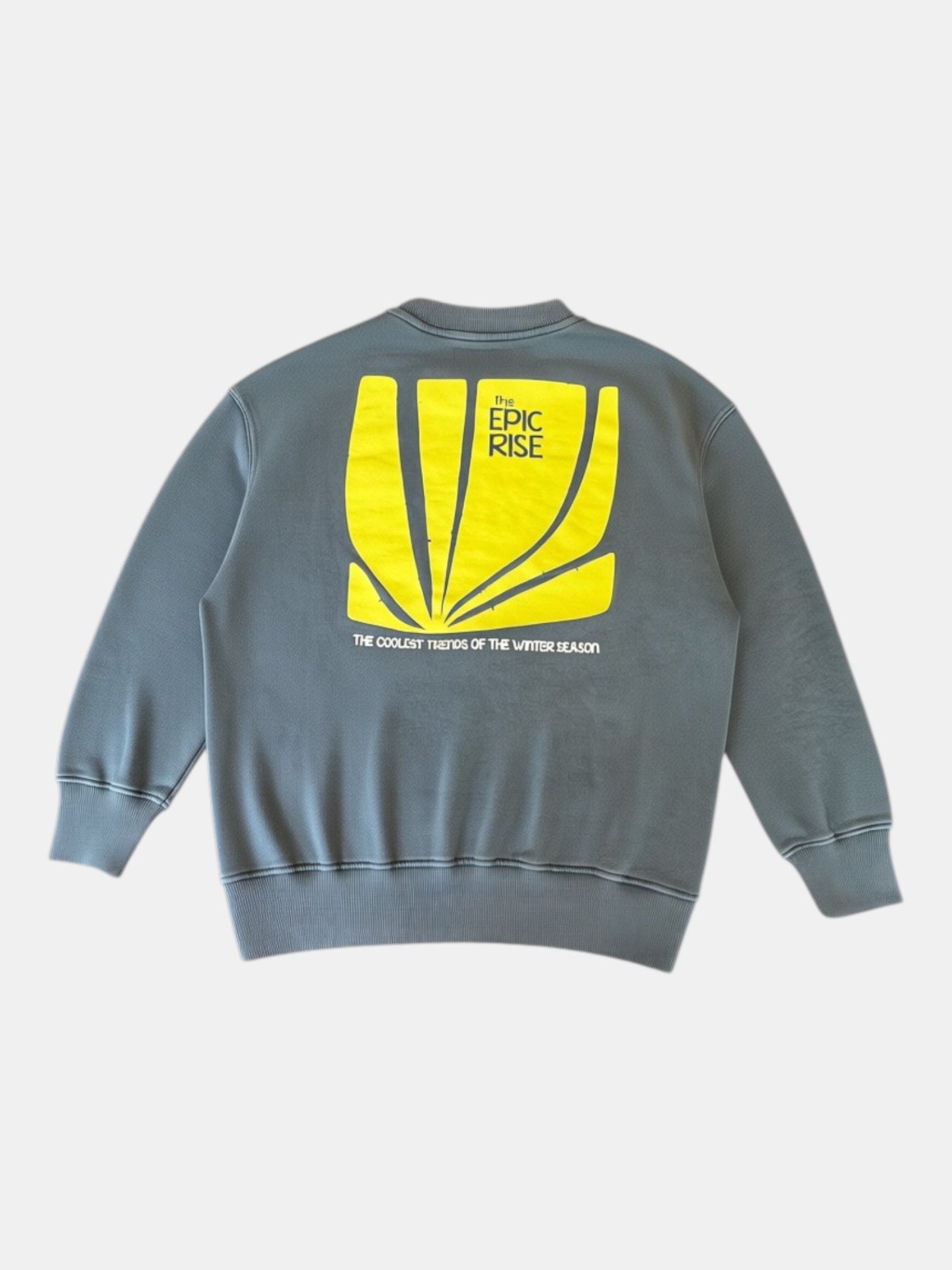 Kinder Sweatshirt Gr. 140 Crewneck – Graublau | Zara