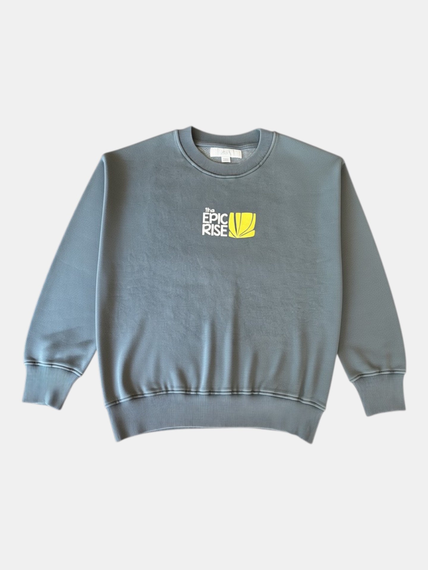Kinder Sweatshirt Gr. 140 Crewneck – Graublau | Zara