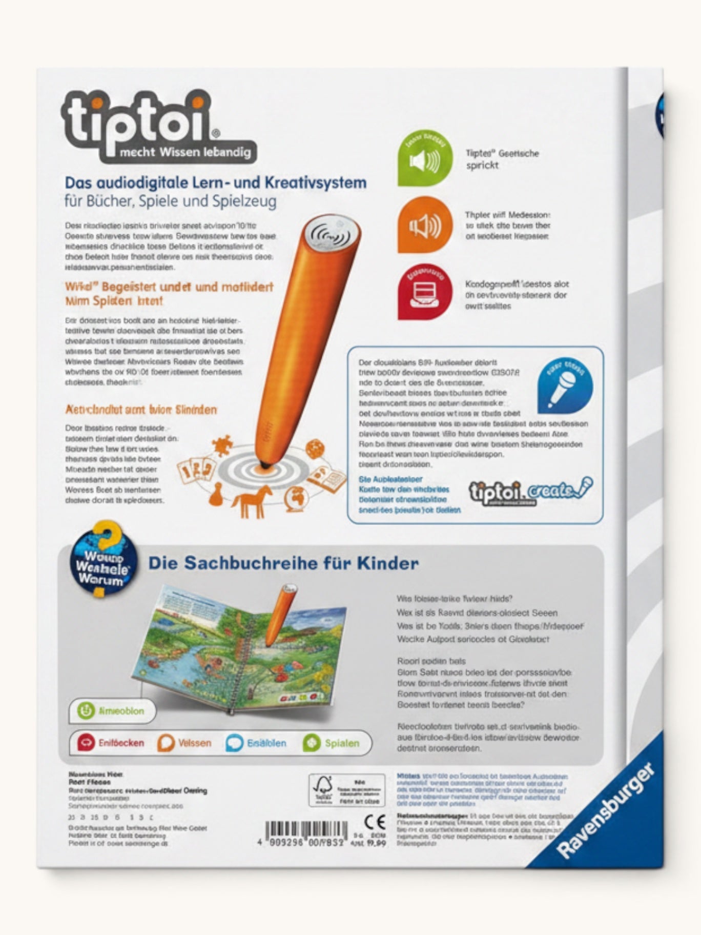 tiptoi Buch – Die Welt der Musik – Wieso? Weshalb? Warum? 4-7 Jahre | Ravensburger