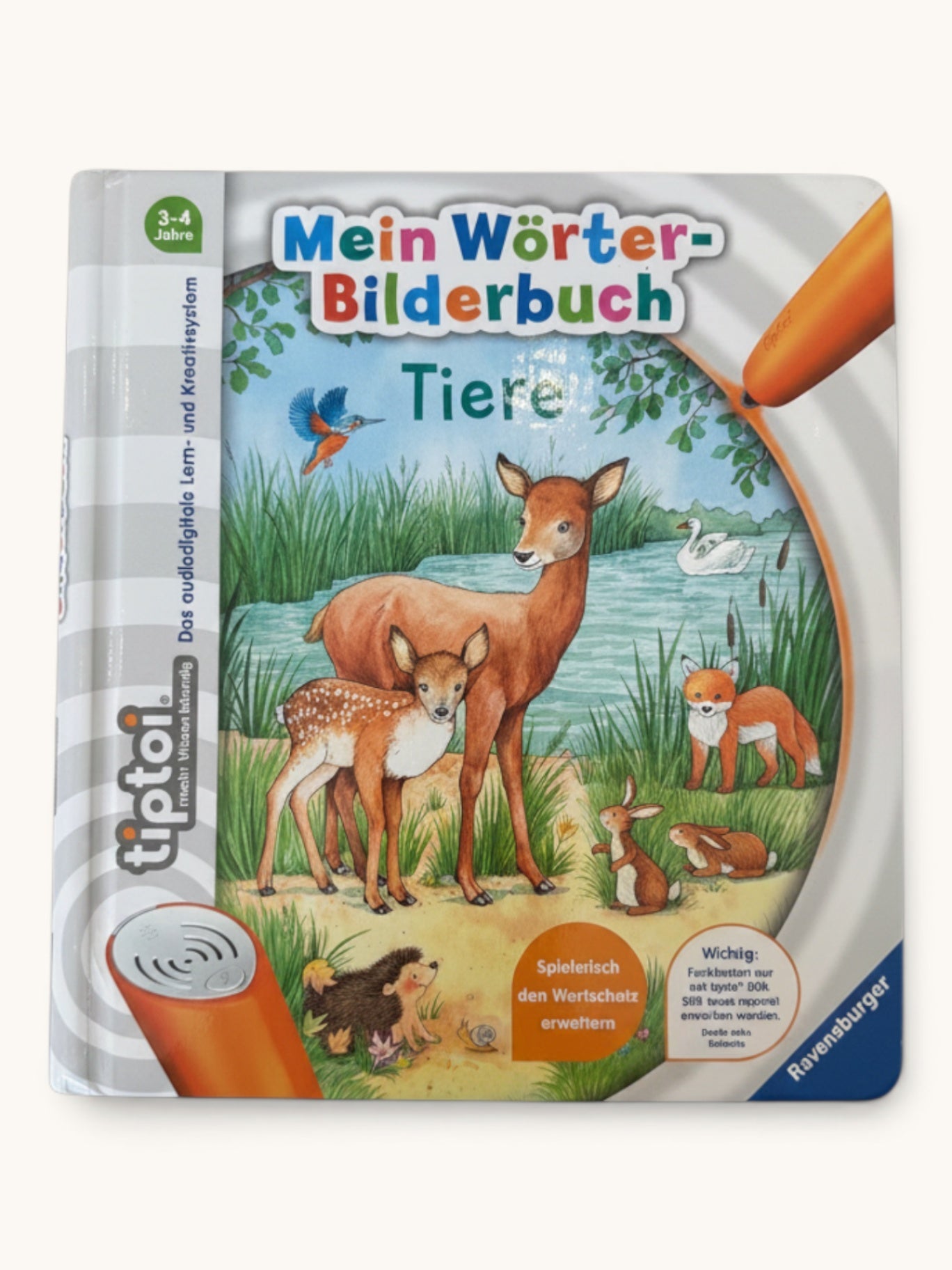 tiptoi Wörter-Bilderbuch Tiere – Sprachförderung Lernbuch – 3-4 Jahre | Ravensburger
