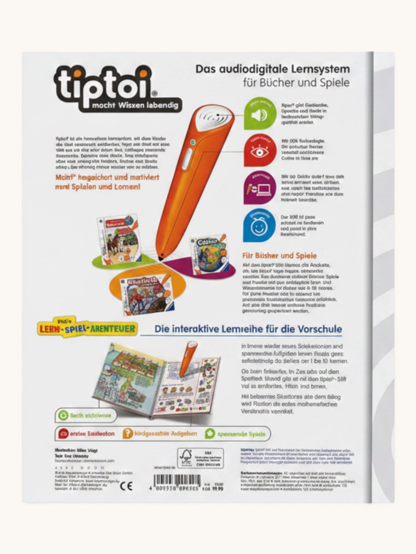 tiptoi Erste Zahlen Buch – Mein Lern-Spiel-Abenteuer – Mathe 4-6 Jahre | Ravensburger