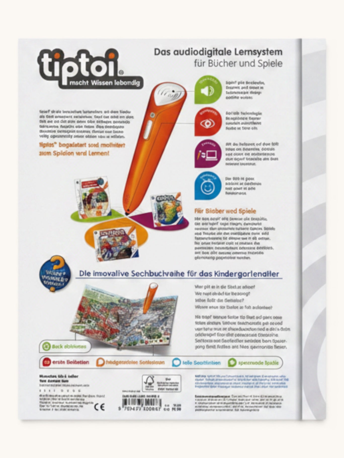 r tiptoi Buch – Entdecke die Stadt – Wieso? Weshalb? Warum? Lernbuch 4-7 Jahre | Ravensburger tiptoi