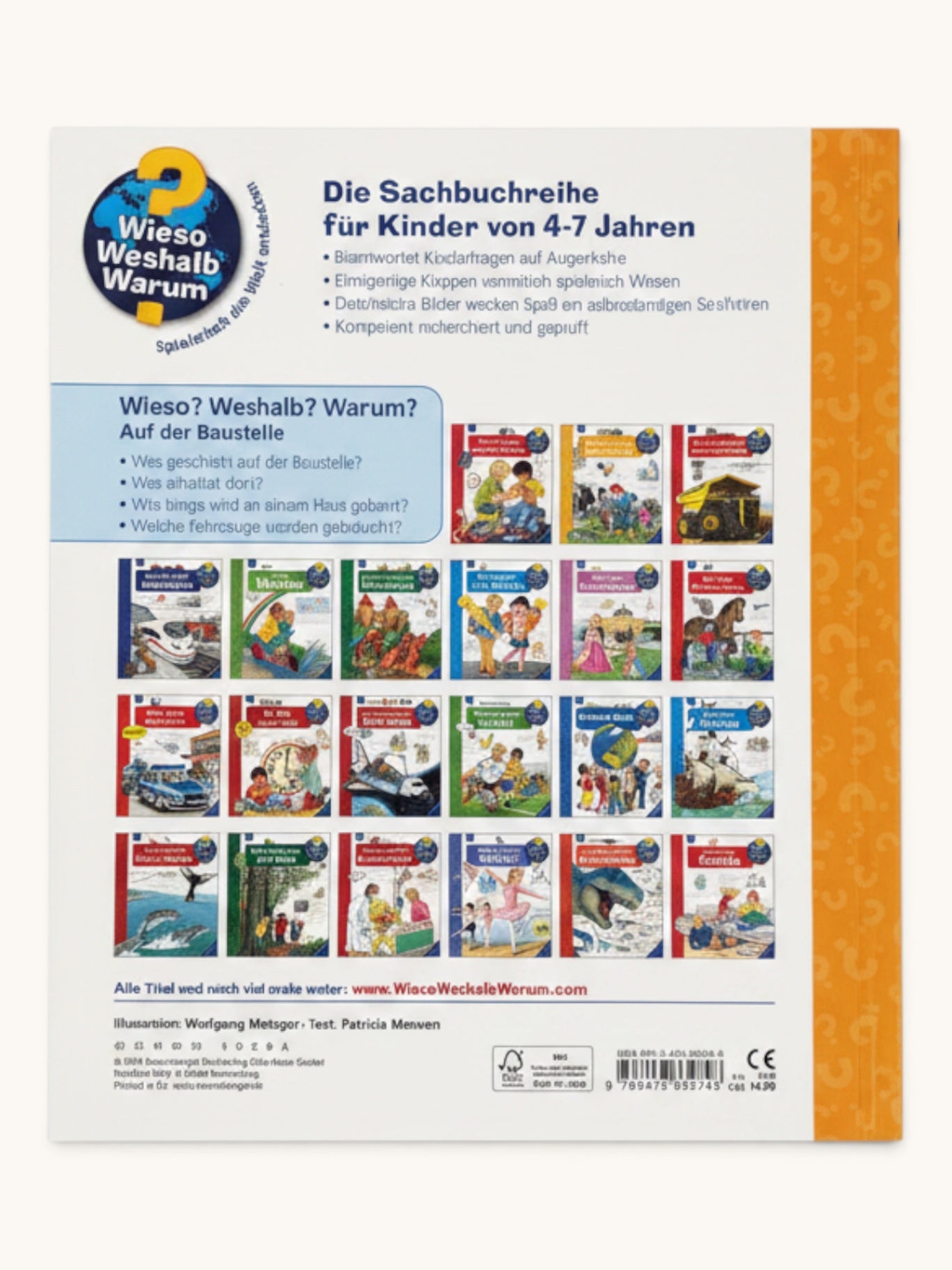 tiptoi Buch – Auf der Baustelle – Wieso? Weshalb? Warum? Bagger-Buch 4-7 Jahre | Ravensburger