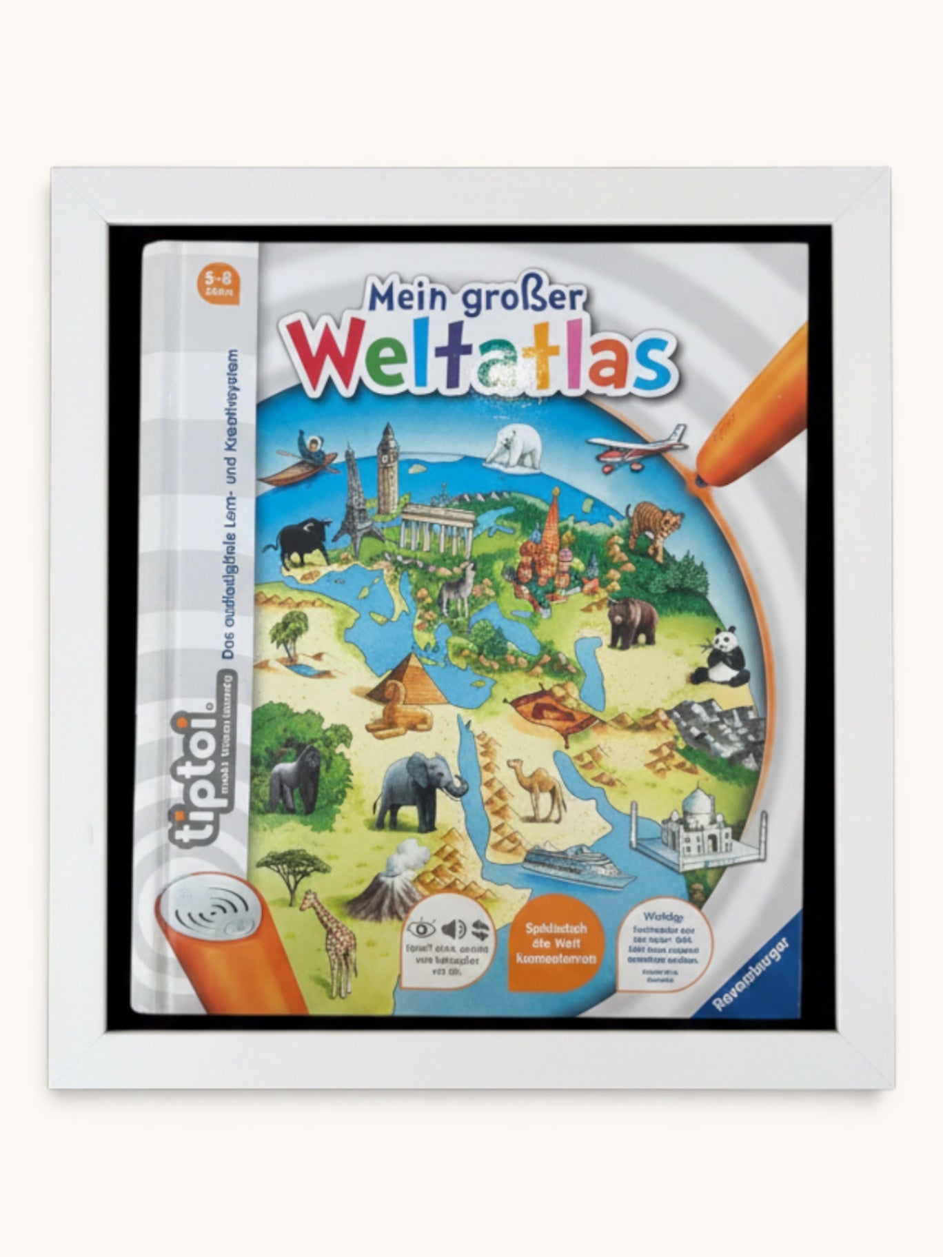 tiptoi Buch – Mein großer Weltatlas – Spielerisch die Welt kennenlernen 5-8 Jahre | tiptoi