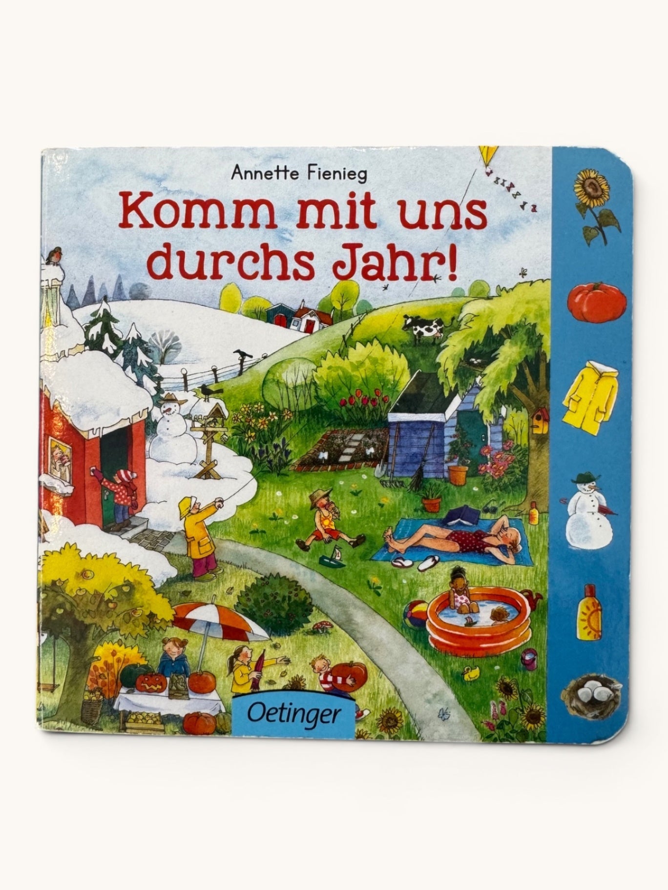 Komm mit uns durchs Jahr! – Pappbilderbuch | Oetinger